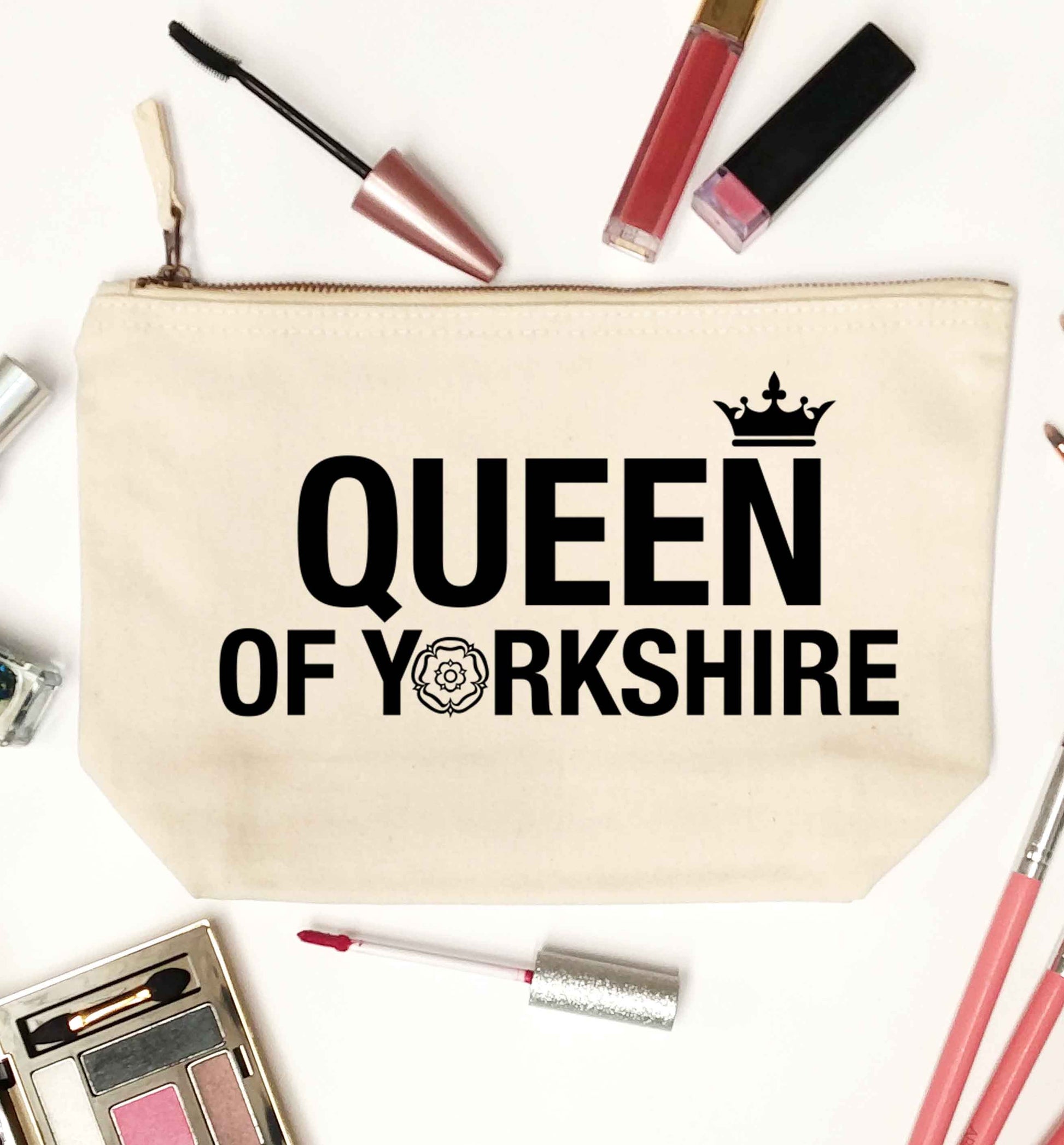 Queen of Yorkshire natural makeup bag