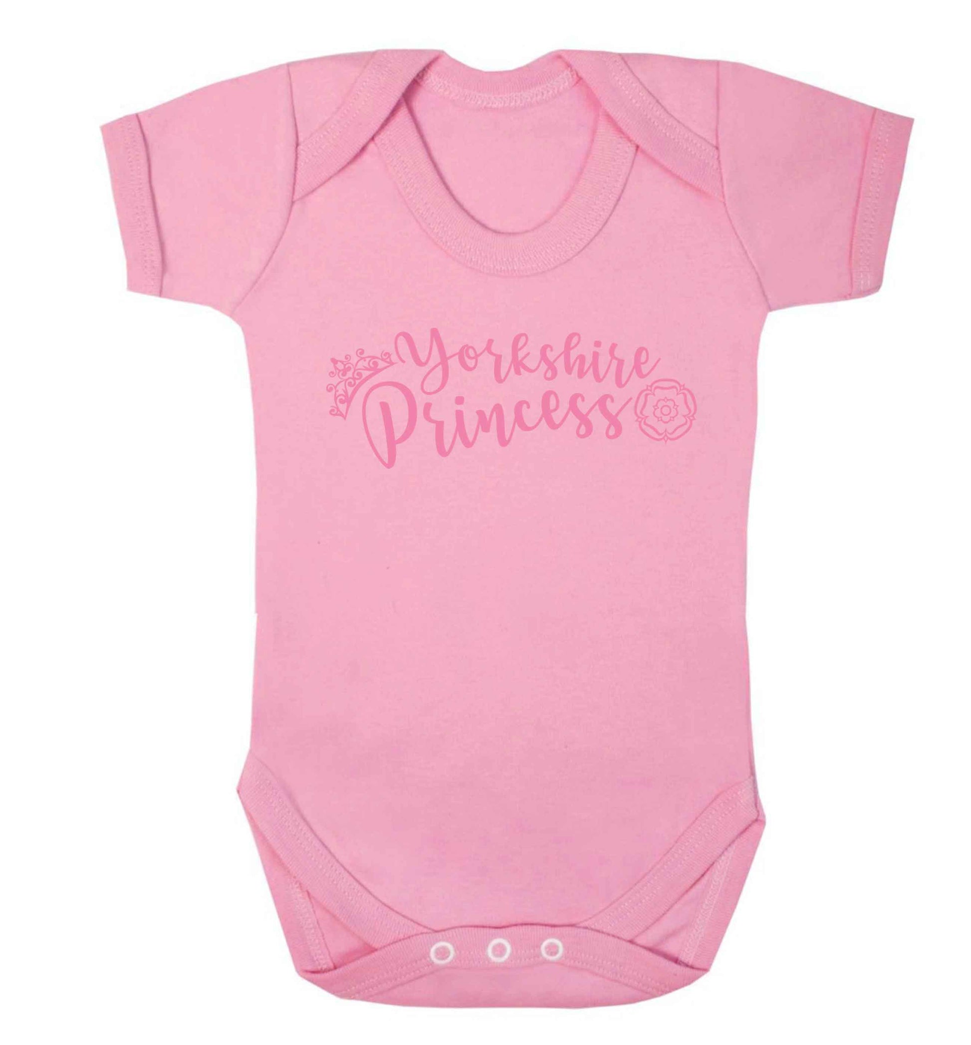Yorkshire Princess Baby Vest pale pink 18-24 months