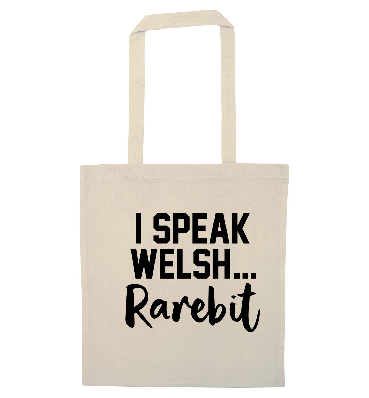 I speak Welsh...rarebit natural tote bag