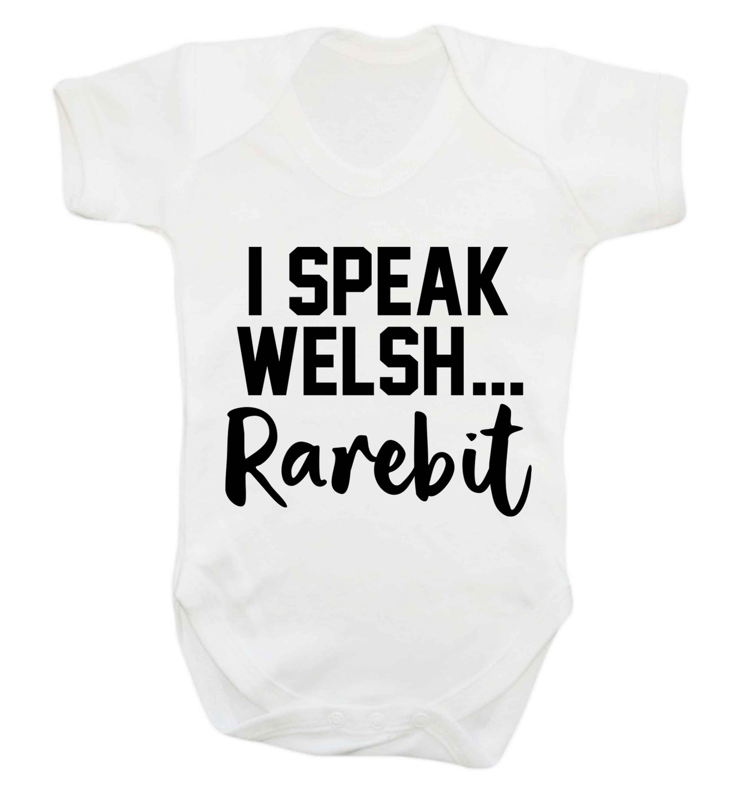 I speak Welsh...rarebit Baby Vest white 18-24 months