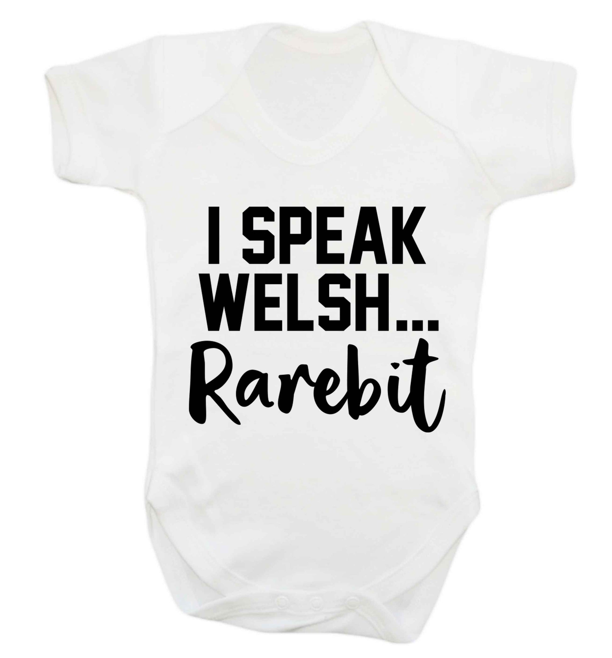 I speak Welsh...rarebit Baby Vest white 18-24 months