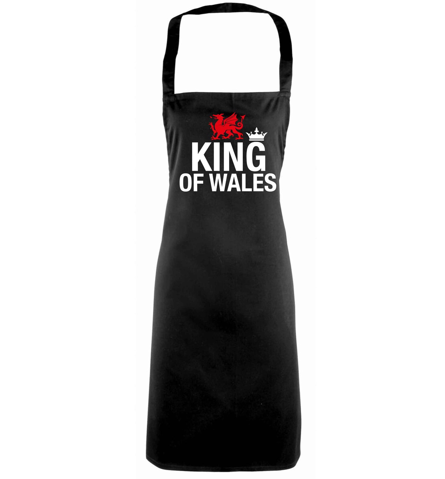 King of Wales black apron