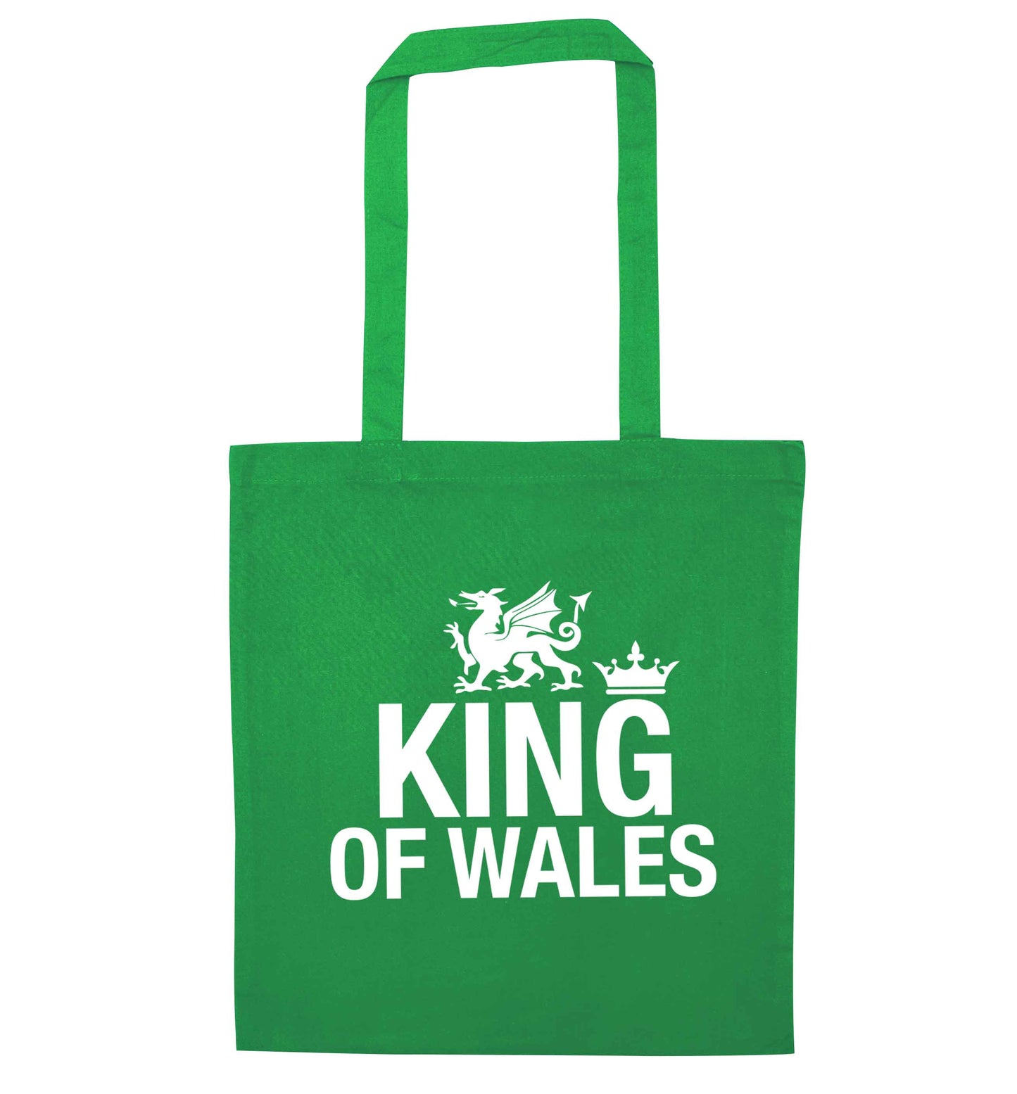 King of Wales green tote bag
