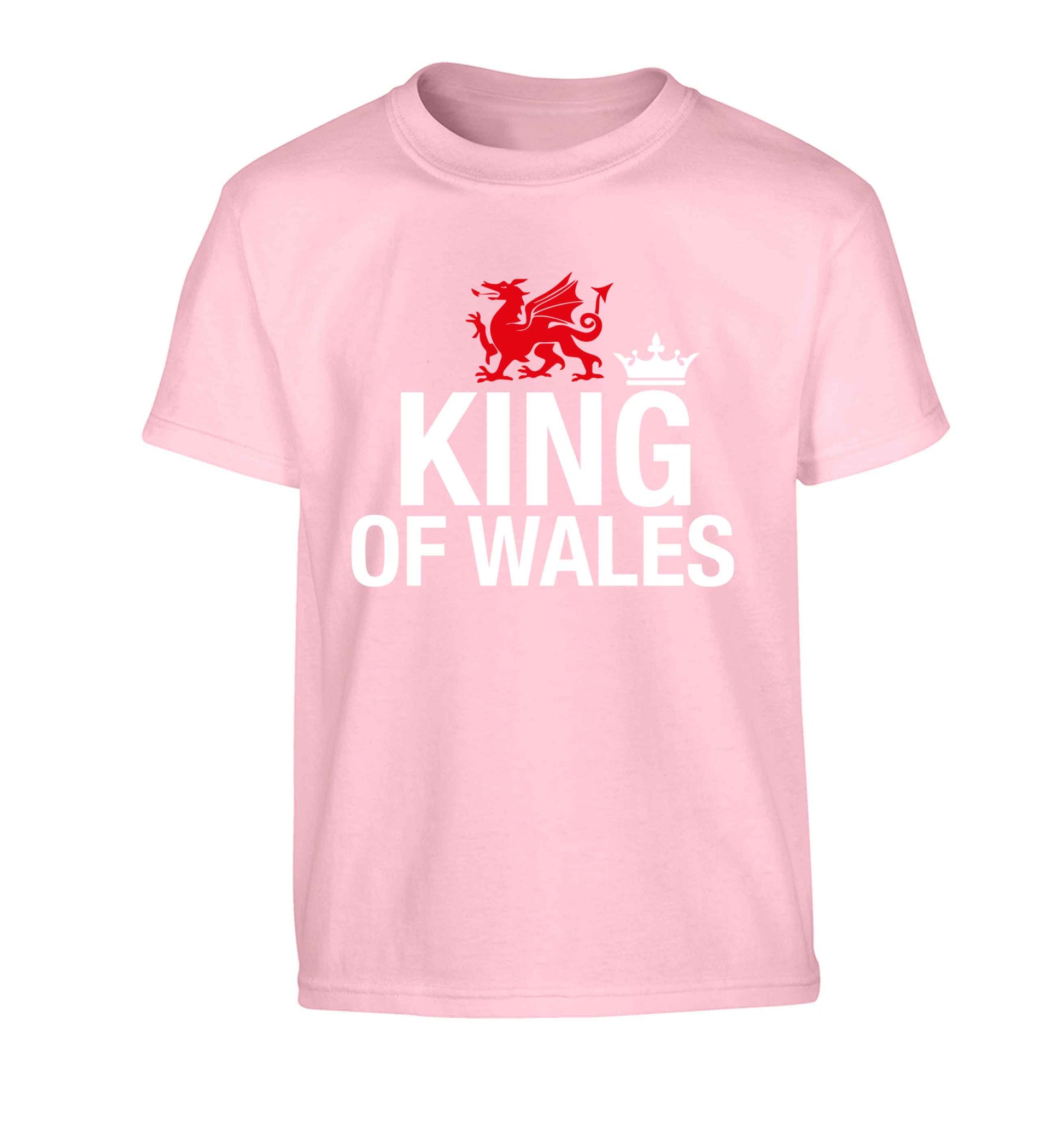 King of Wales Children's light pink Tshirt 12-13 Years