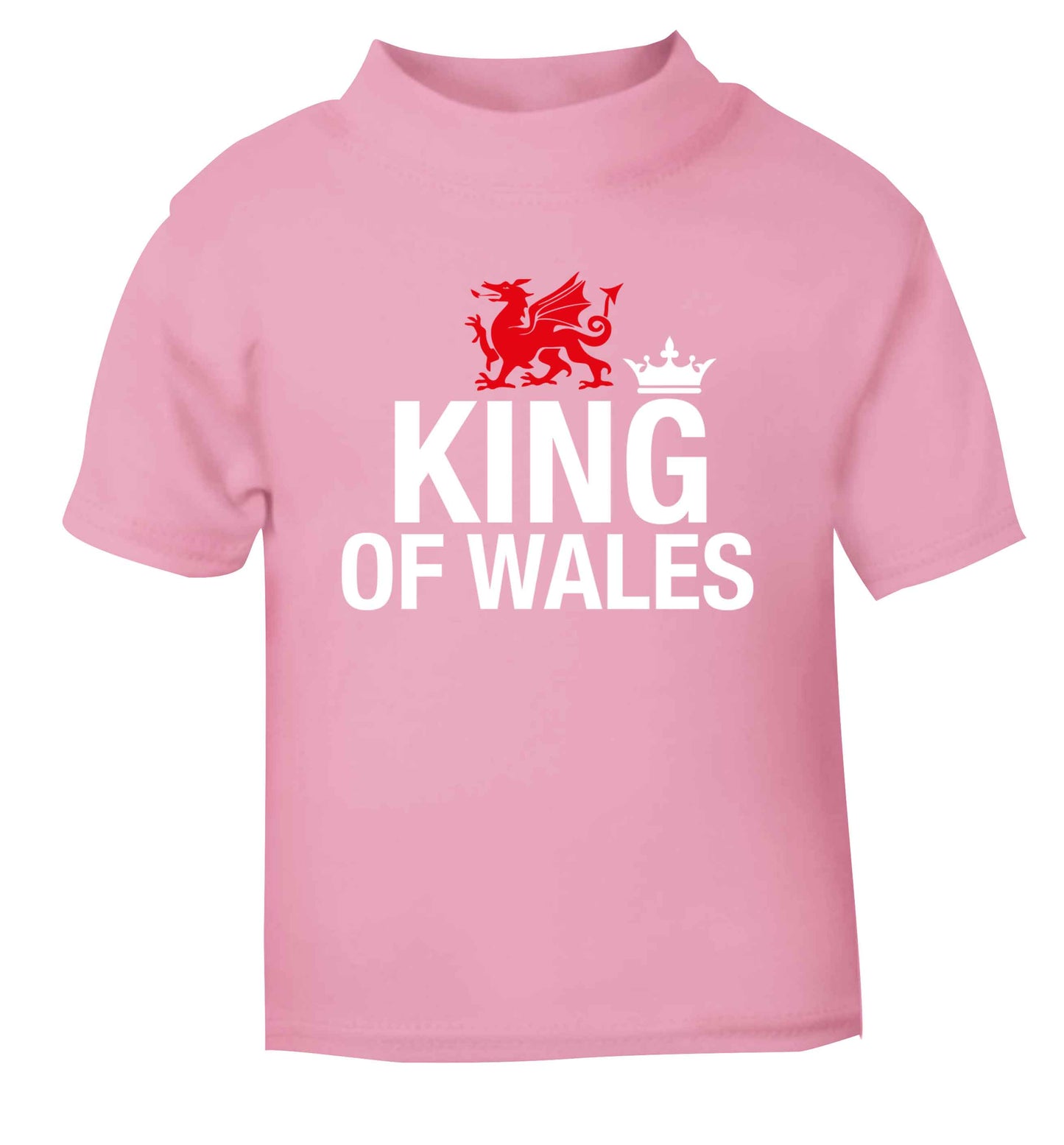 King of Wales light pink Baby Toddler Tshirt 2 Years