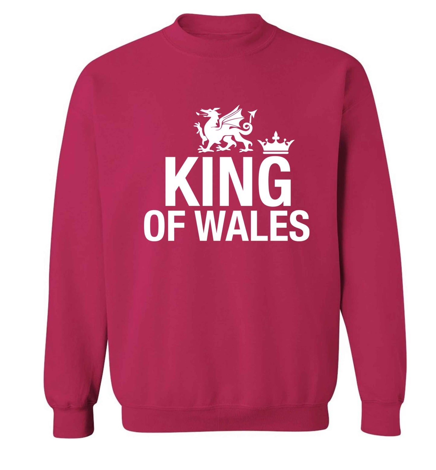 King of Wales Adult's unisex pink Sweater 2XL