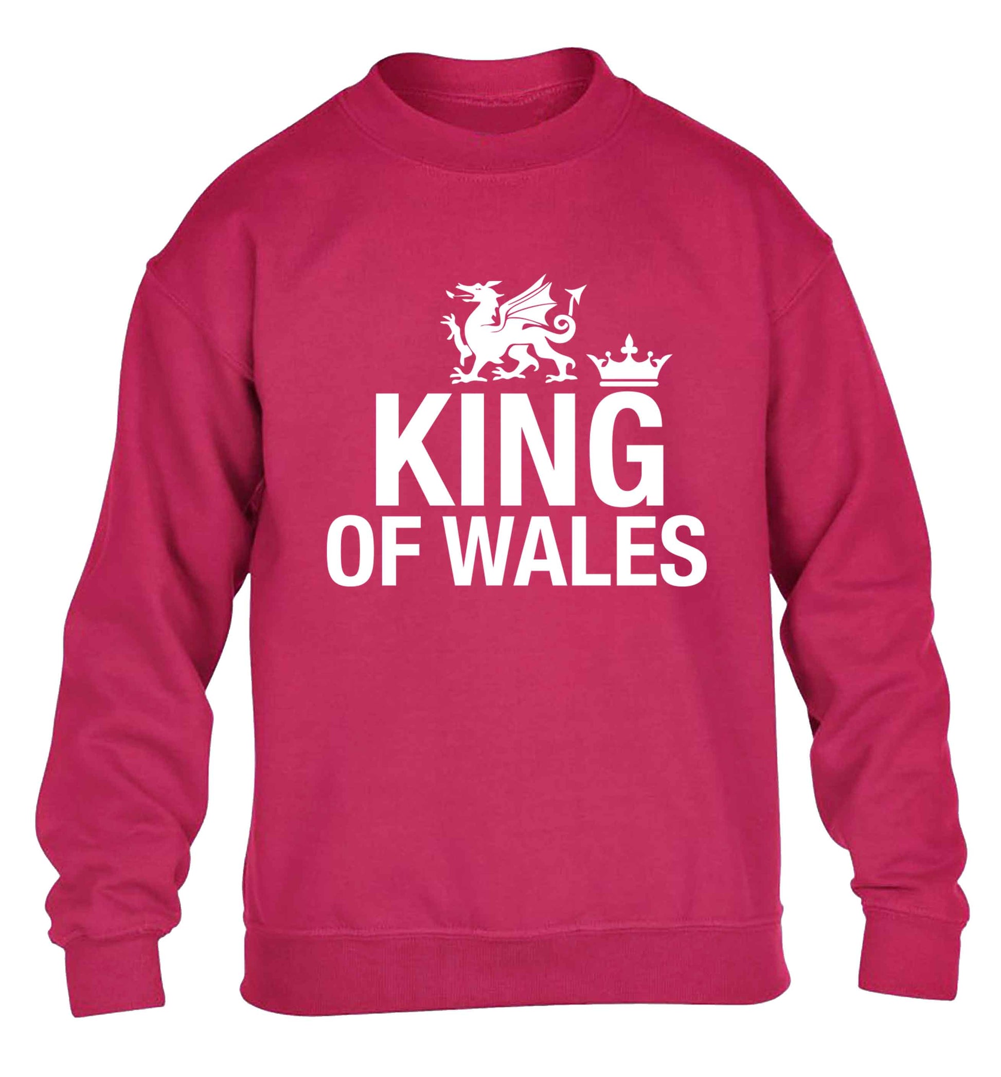 King of Wales children's pink sweater 12-13 Years