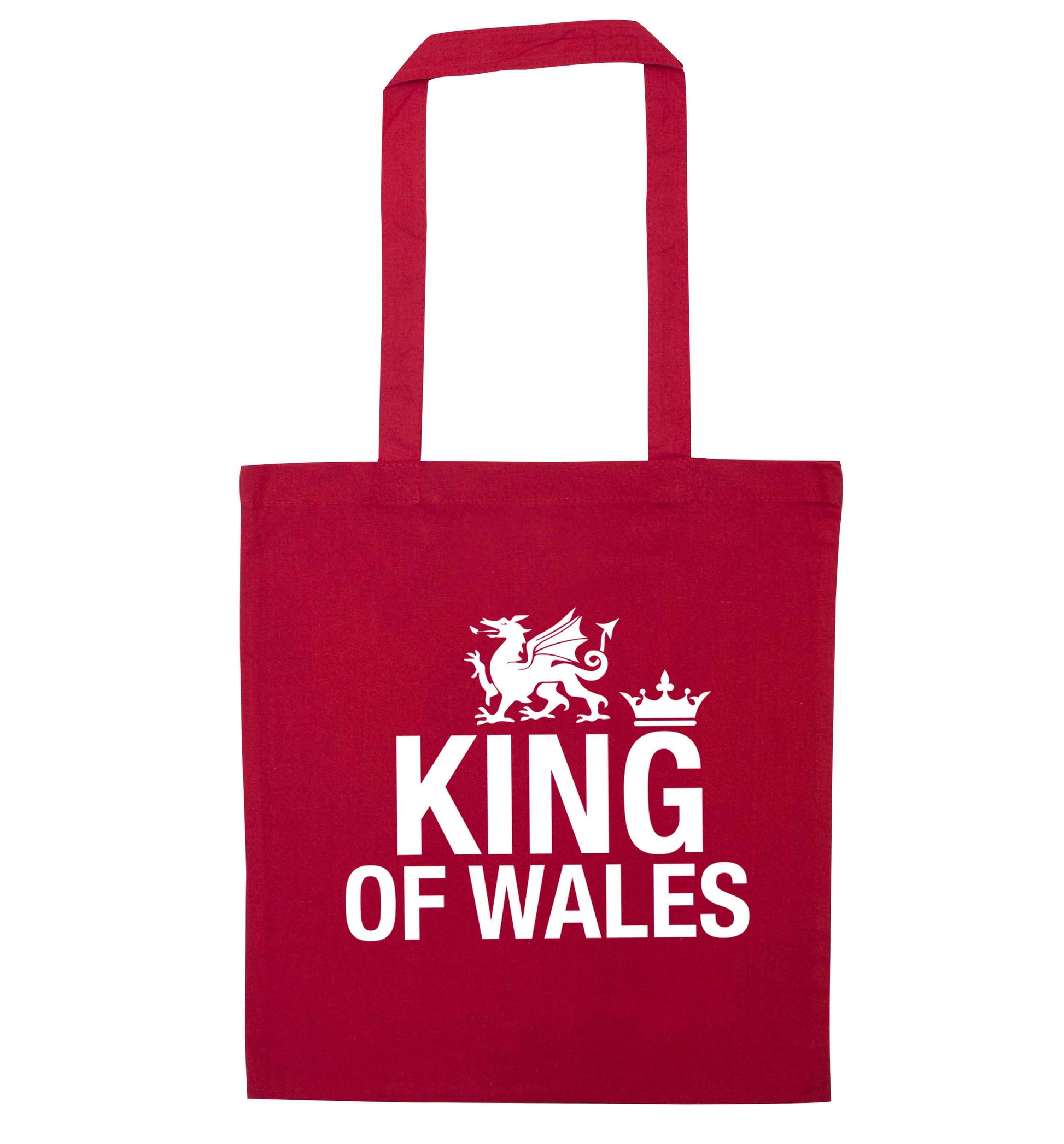 King of Wales red tote bag