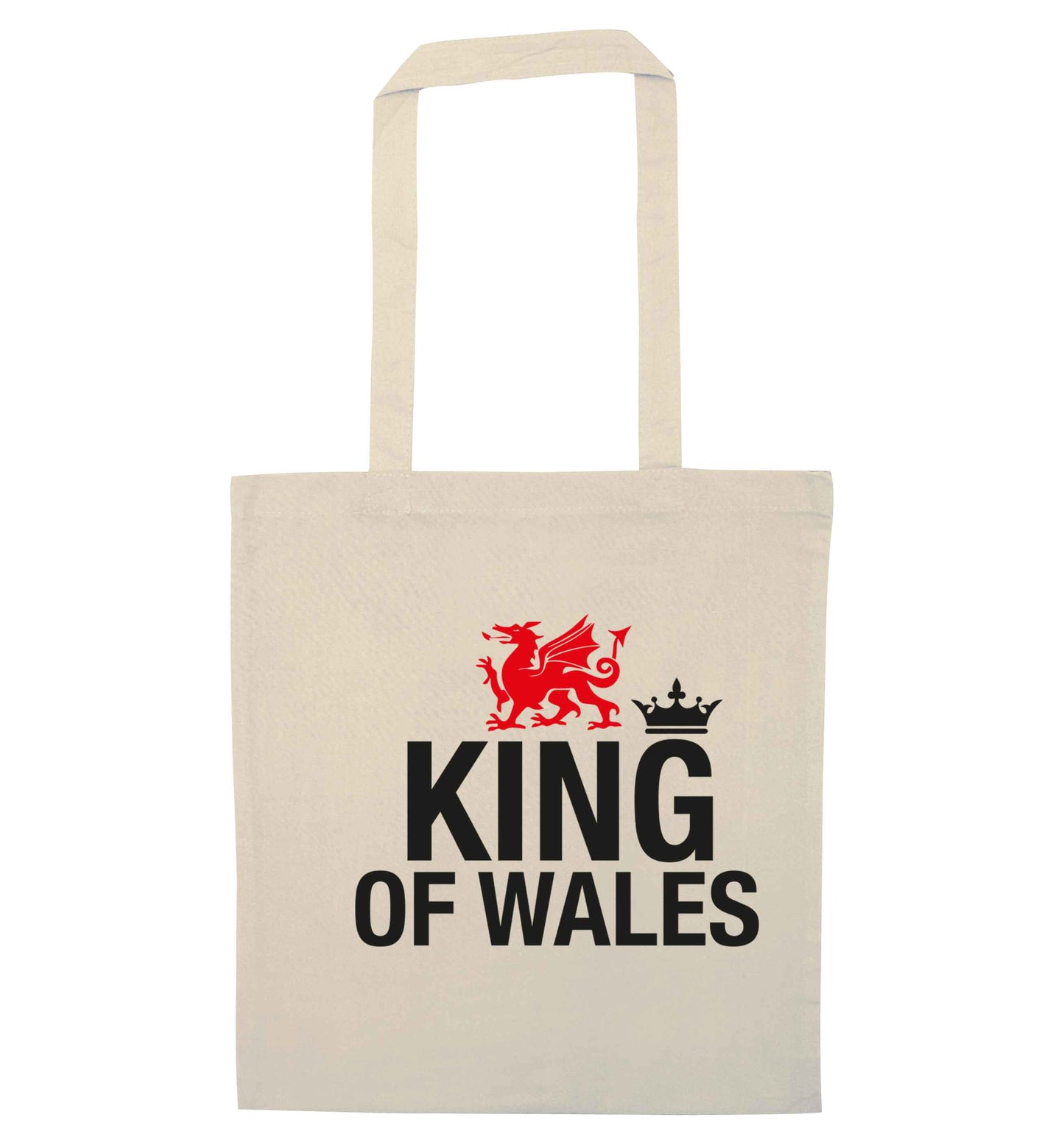 King of Wales natural tote bag