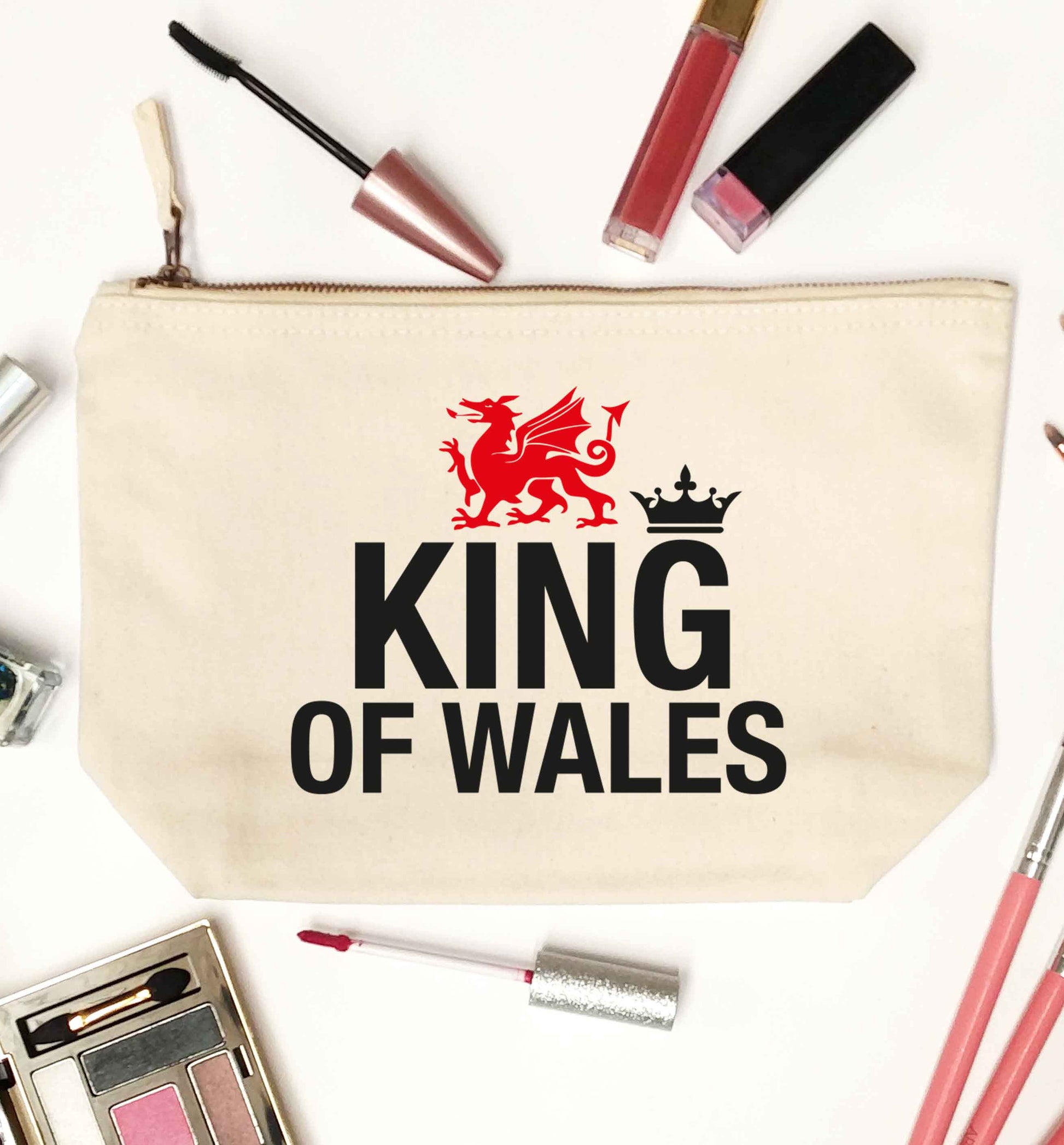 King of Wales natural makeup bag