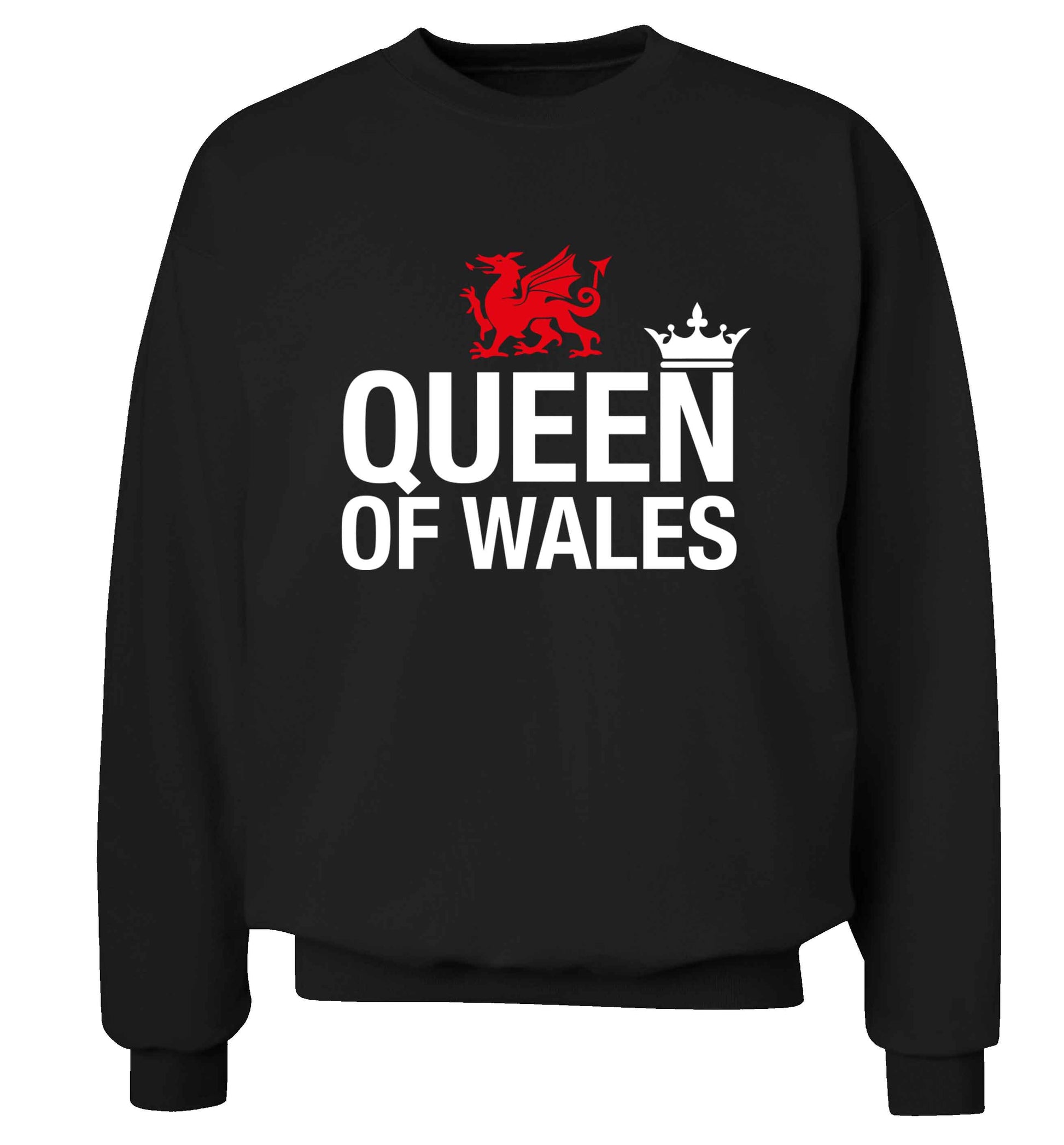 Queen of Wales Adult's unisex black Sweater 2XL