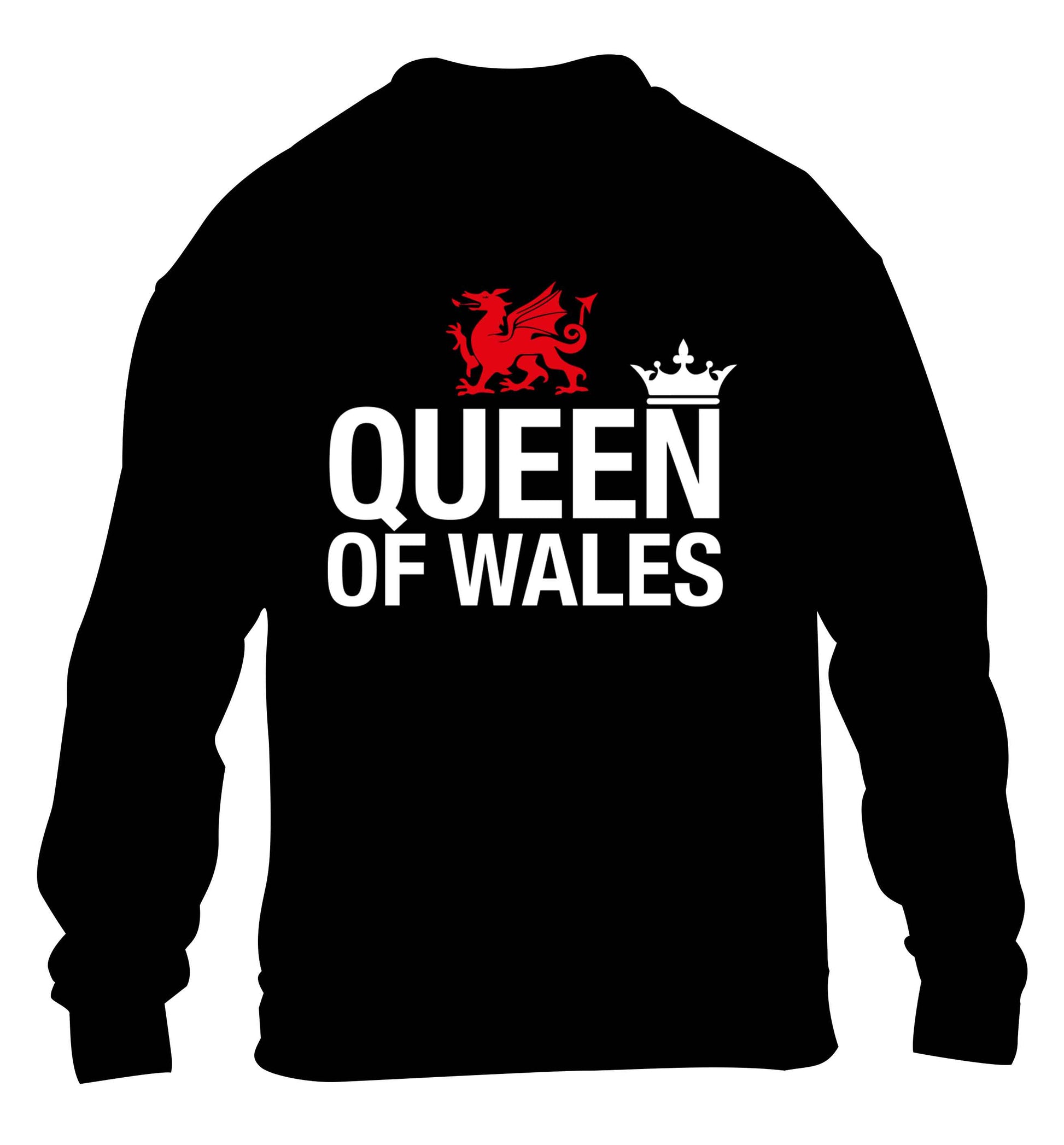 Queen of Wales children's black sweater 12-13 Years