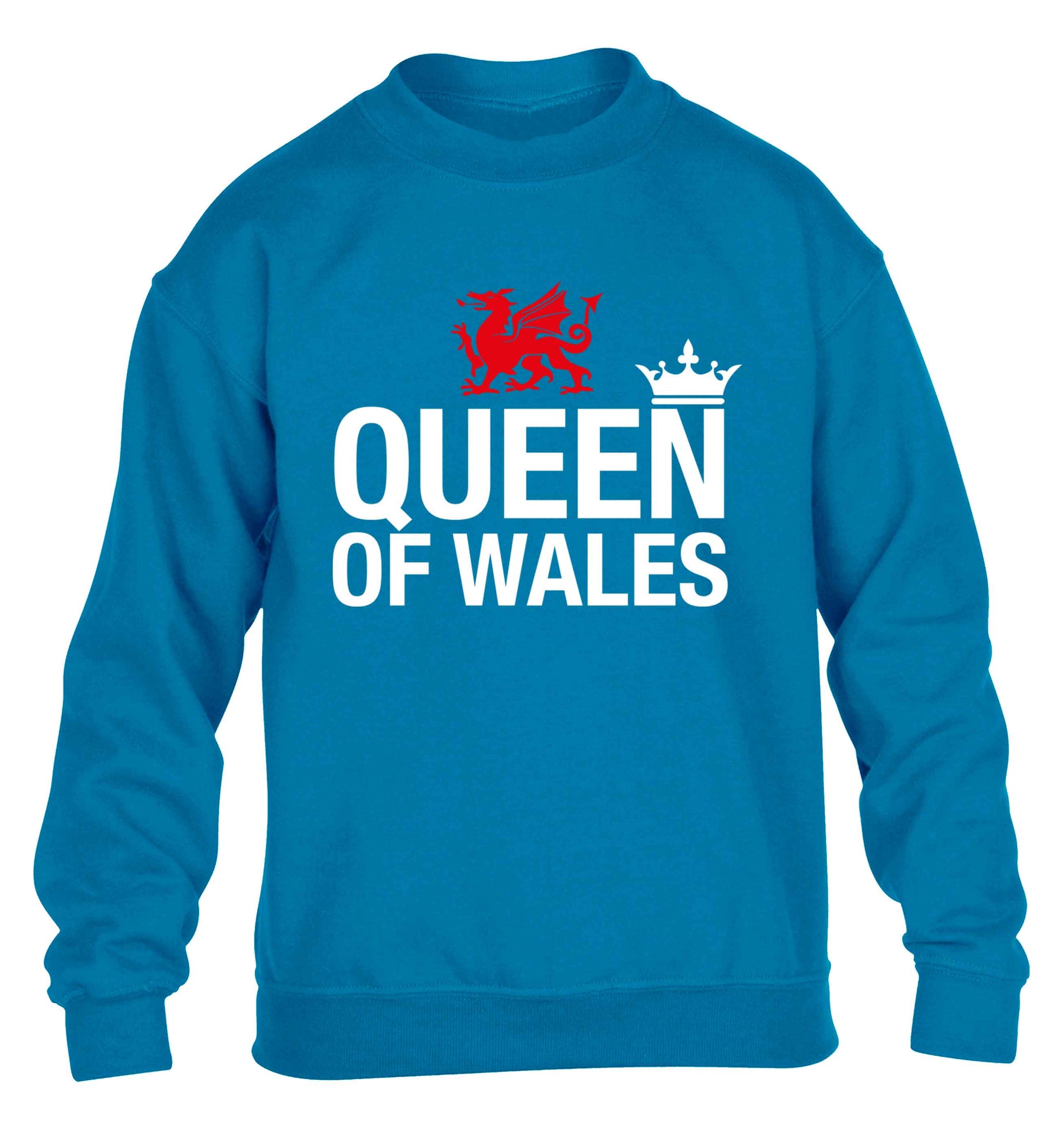 Queen of Wales children's blue sweater 12-13 Years