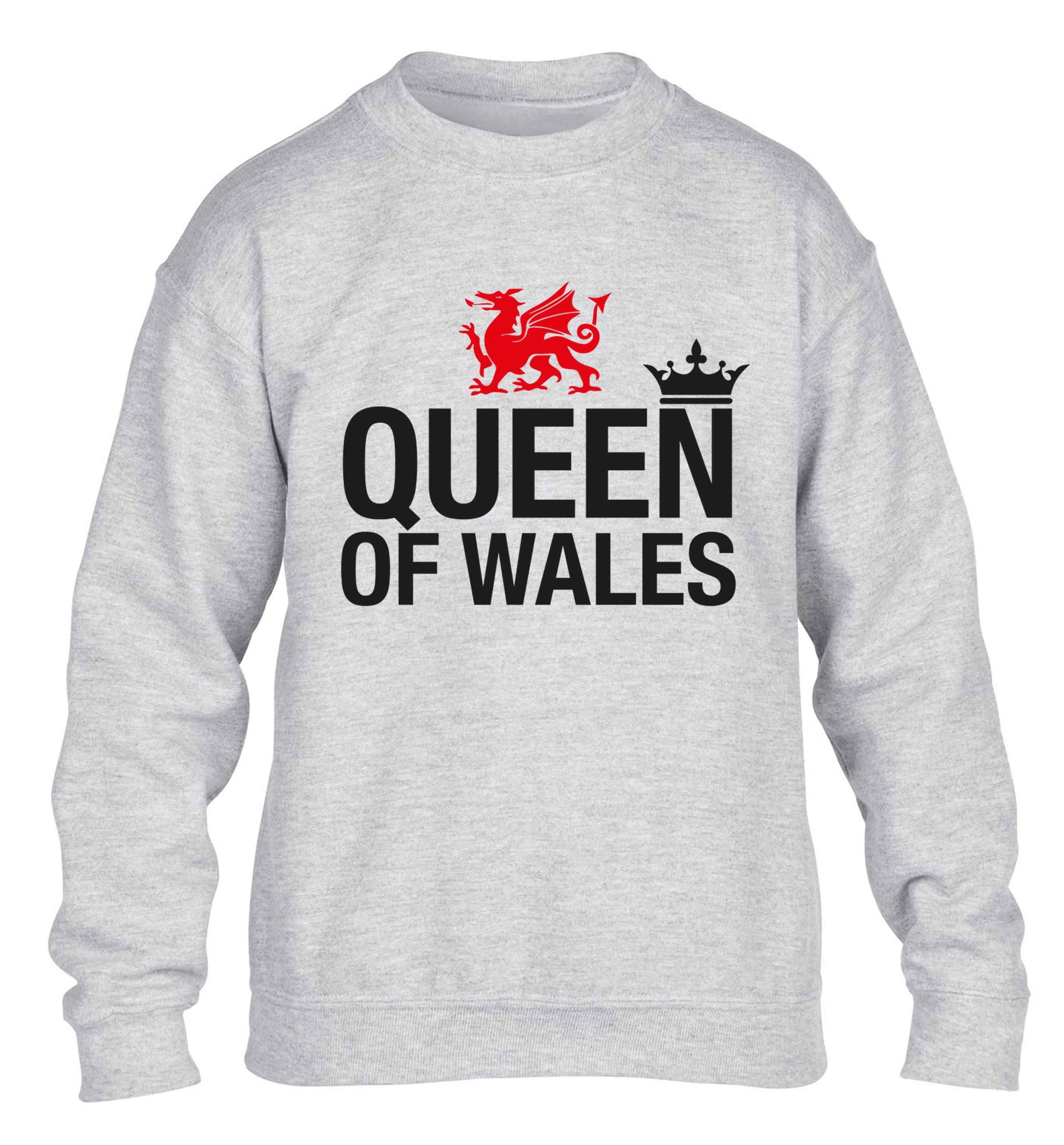 Queen of Wales children's grey sweater 12-13 Years