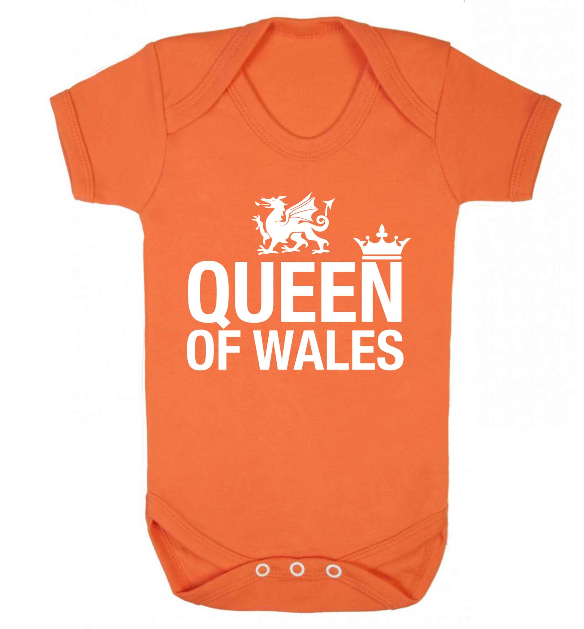 Queen of Wales Baby Vest orange 18-24 months