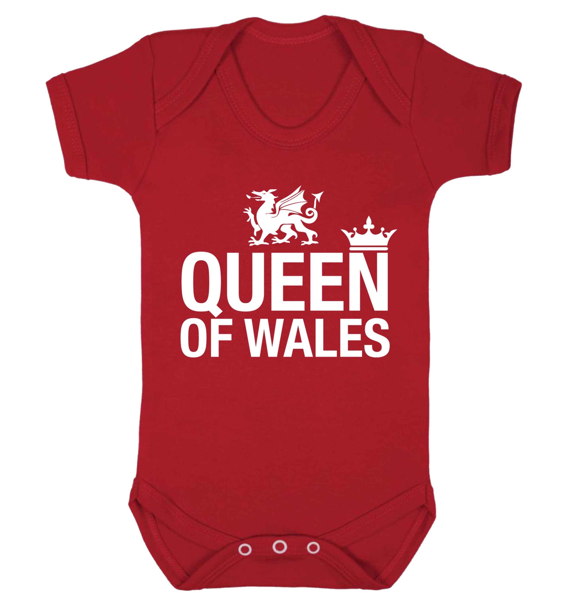Queen of Wales Baby Vest red 18-24 months