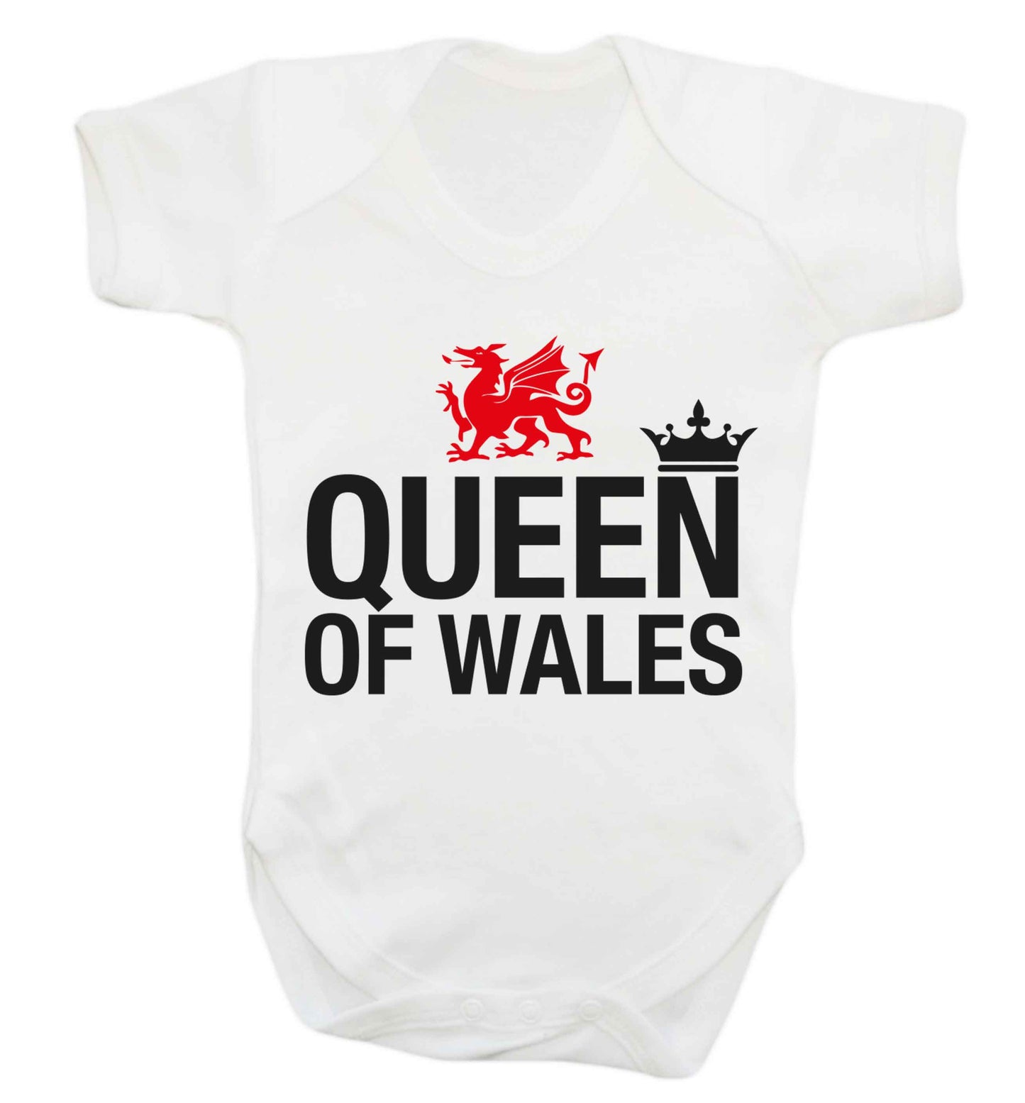 Queen of Wales Baby Vest white 18-24 months