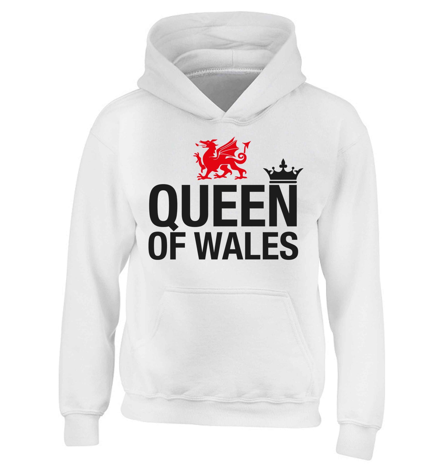 Queen of Wales children's white hoodie 12-13 Years