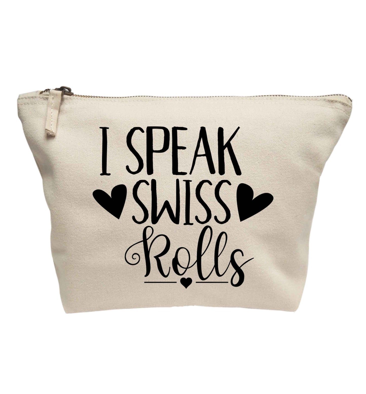 I speak swiss..rolls | makeup / wash bag