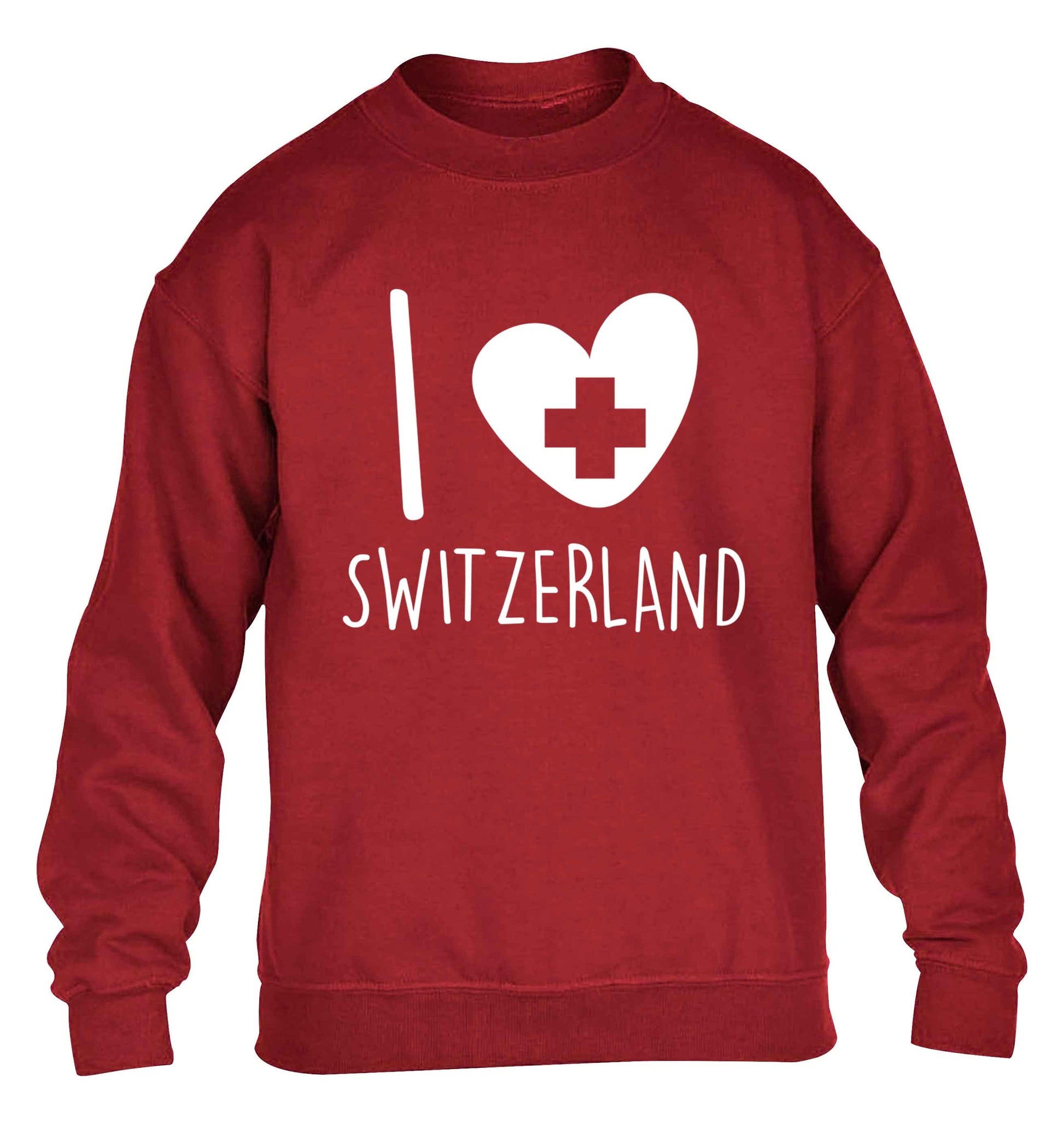 I love switzerland children's grey sweater 12-13 Years