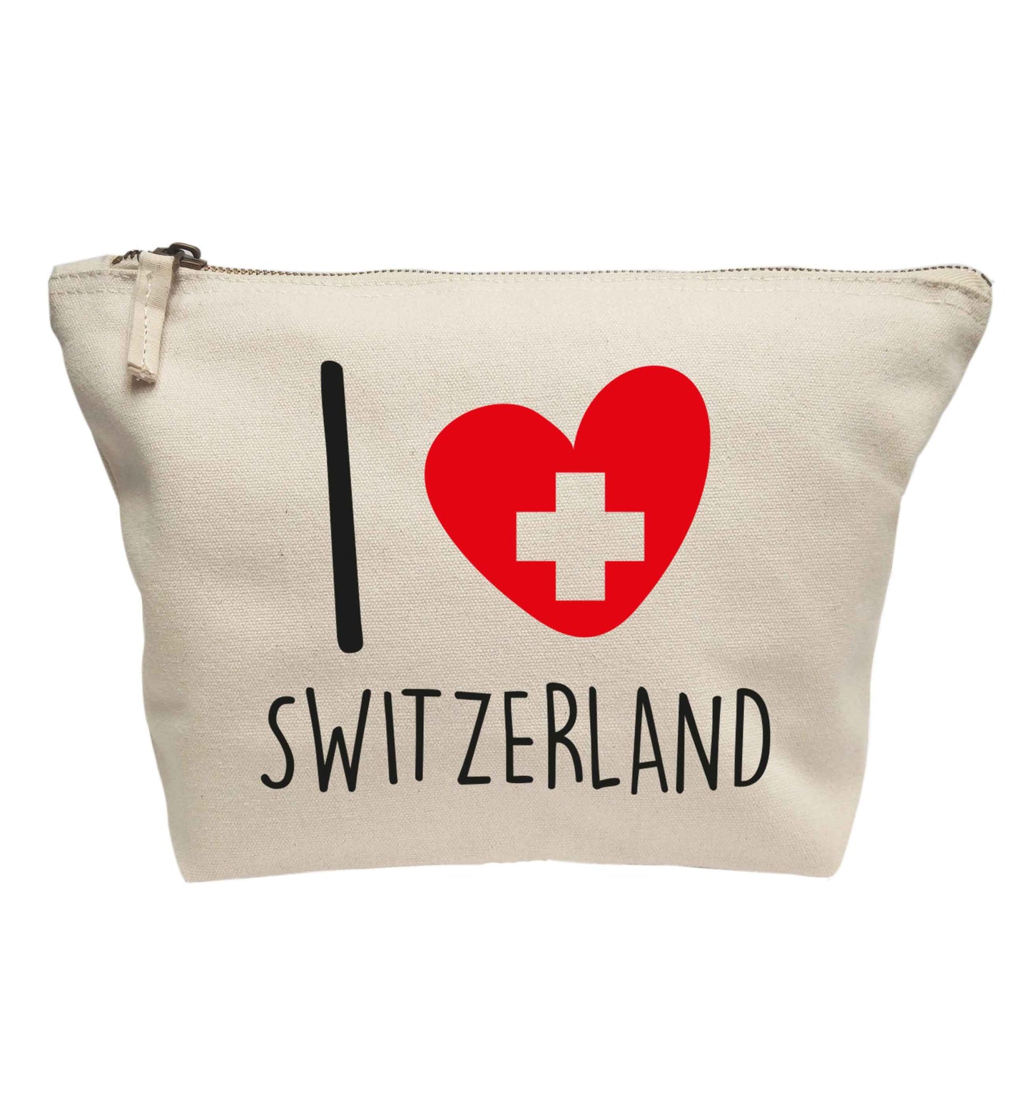 I love switzerland | makeup / wash bag