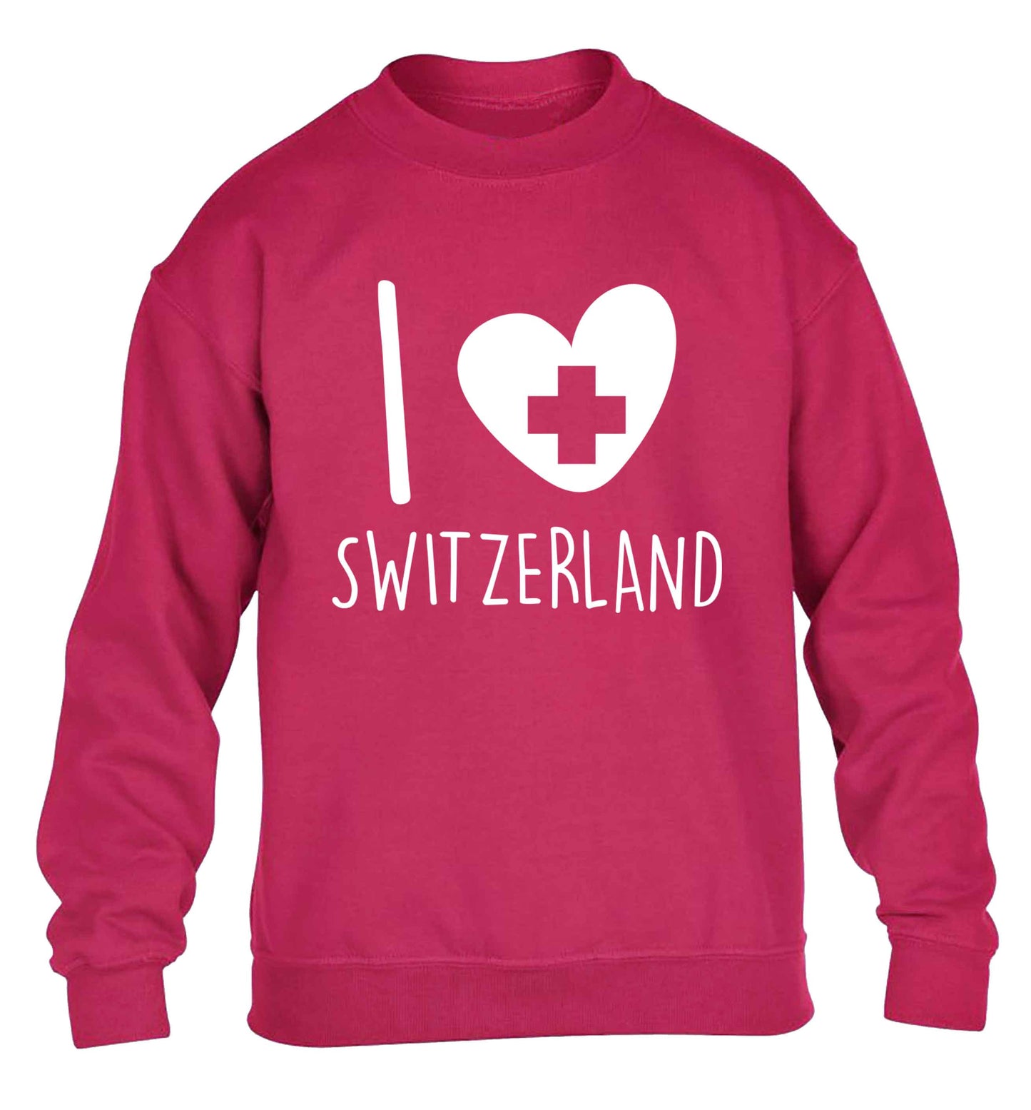 I love switzerland children's pink sweater 12-13 Years