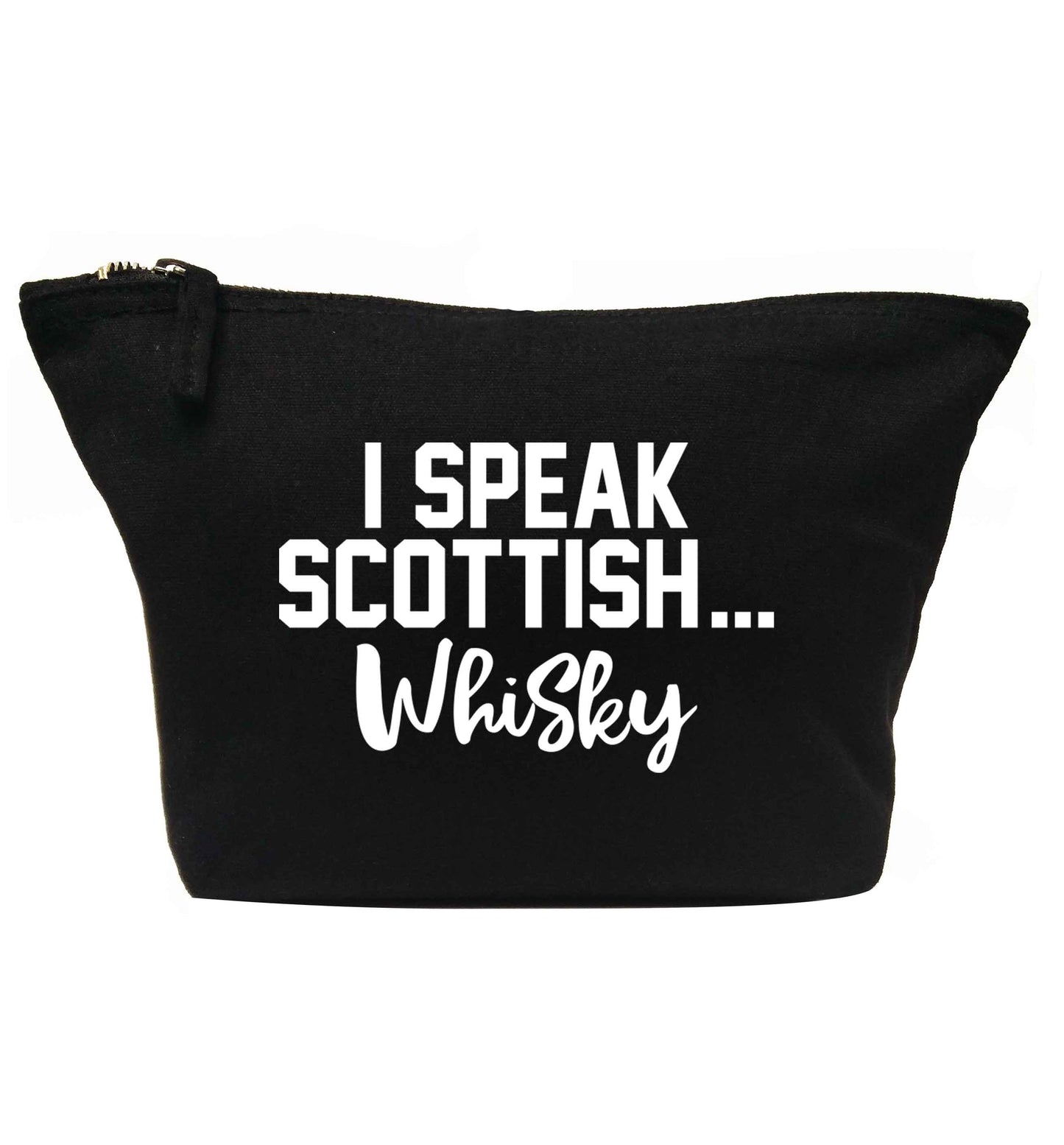I speak scottish...whisky | makeup / wash bag