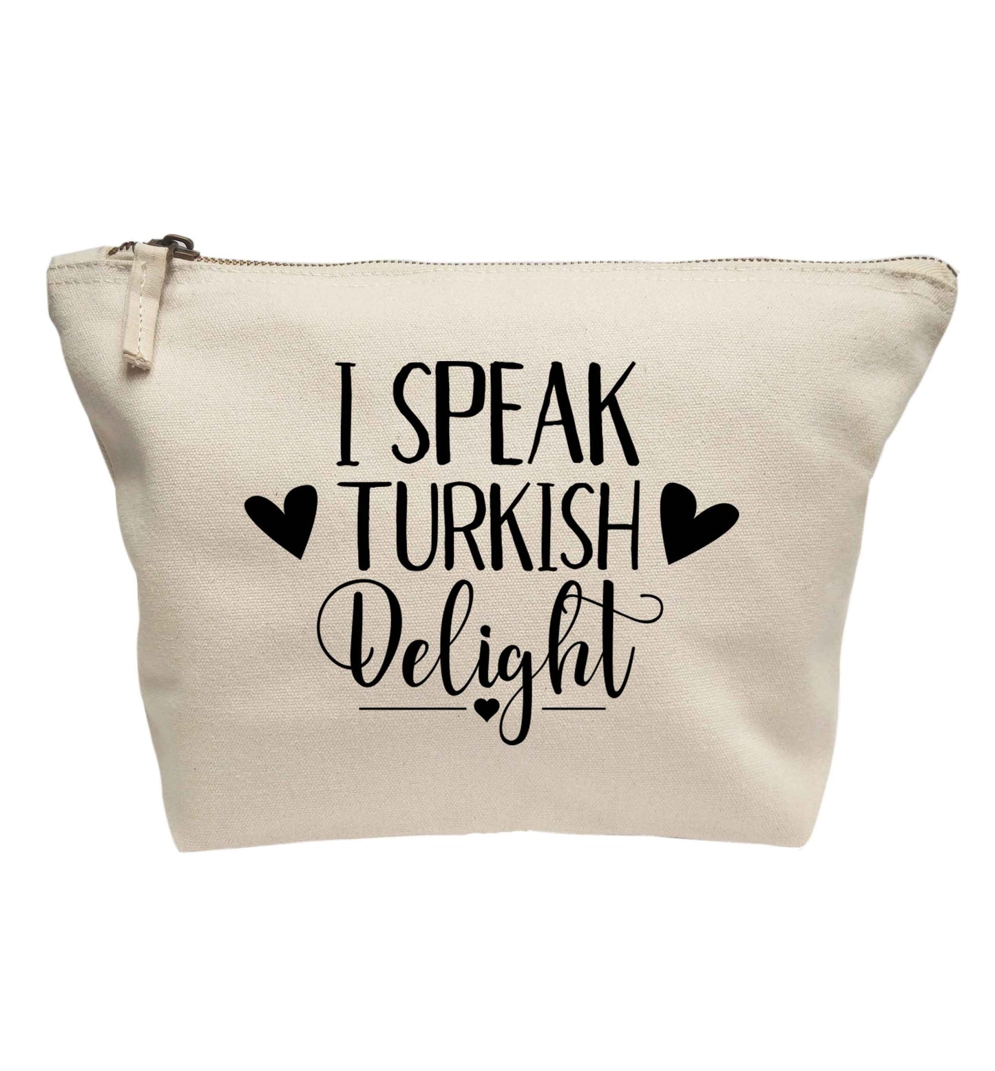 I speak turkish...delight | makeup / wash bag
