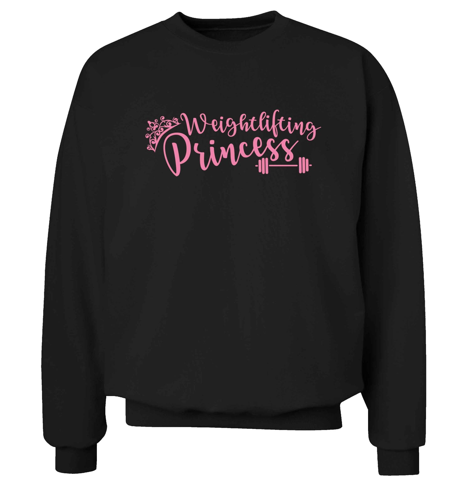 Weightlifting princess Adult's unisex black Sweater 2XL