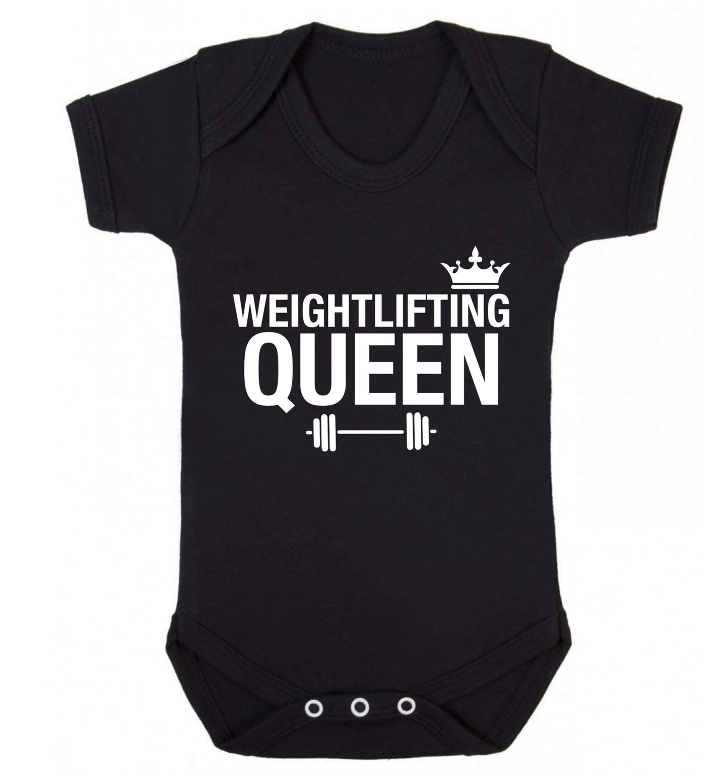 Weightlifting Queen Baby Vest black 18-24 months