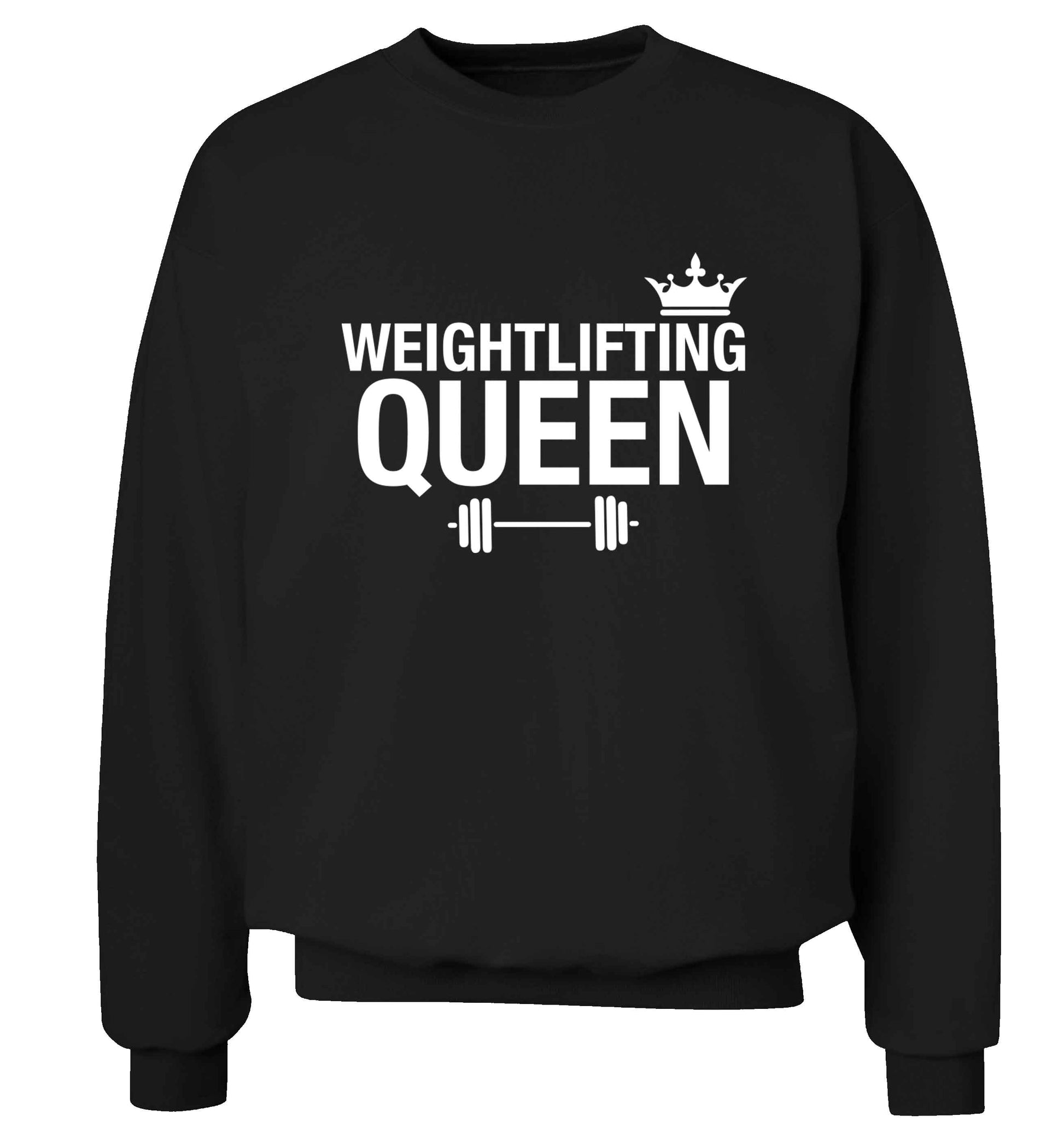 Weightlifting Queen Adult's unisex black Sweater 2XL
