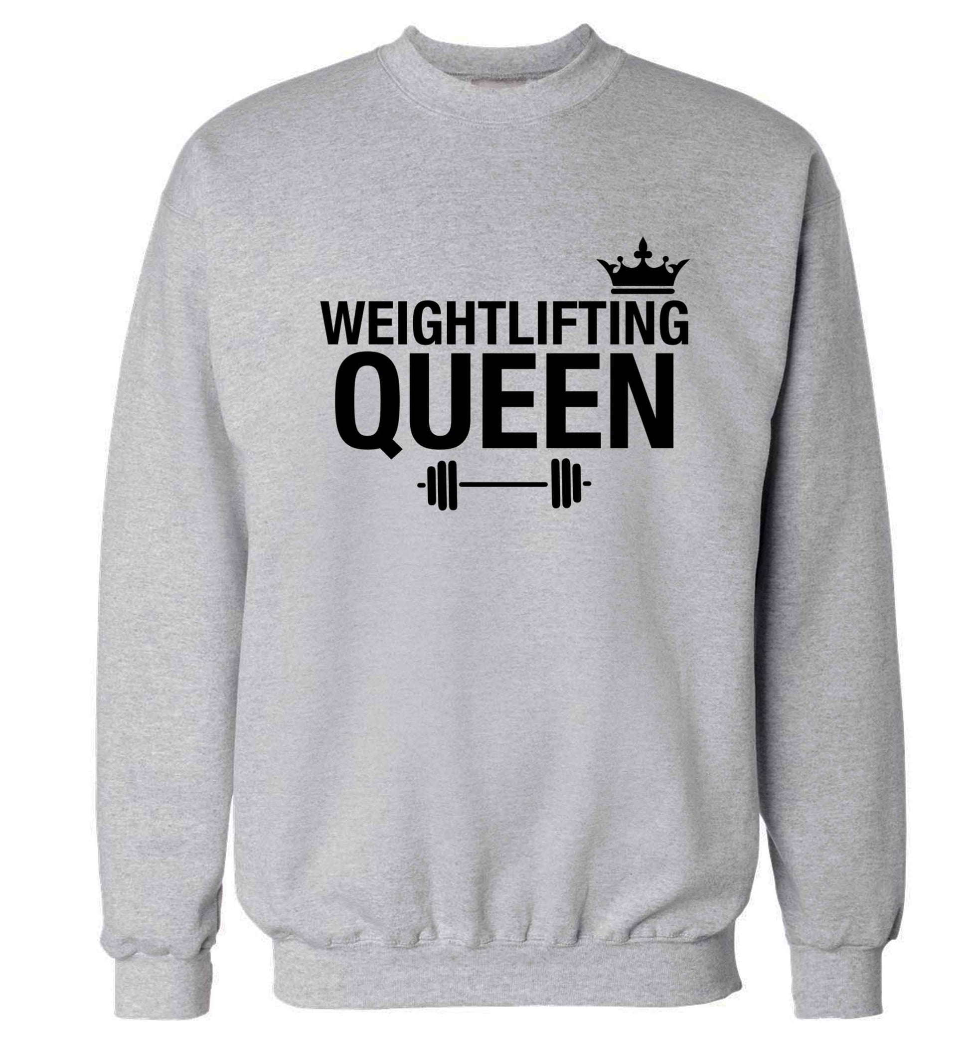Weightlifting Queen Adult's unisex grey Sweater 2XL