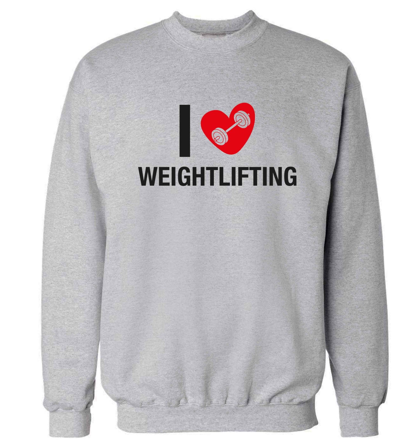 I love weightlifting Adult's unisex grey Sweater 2XL