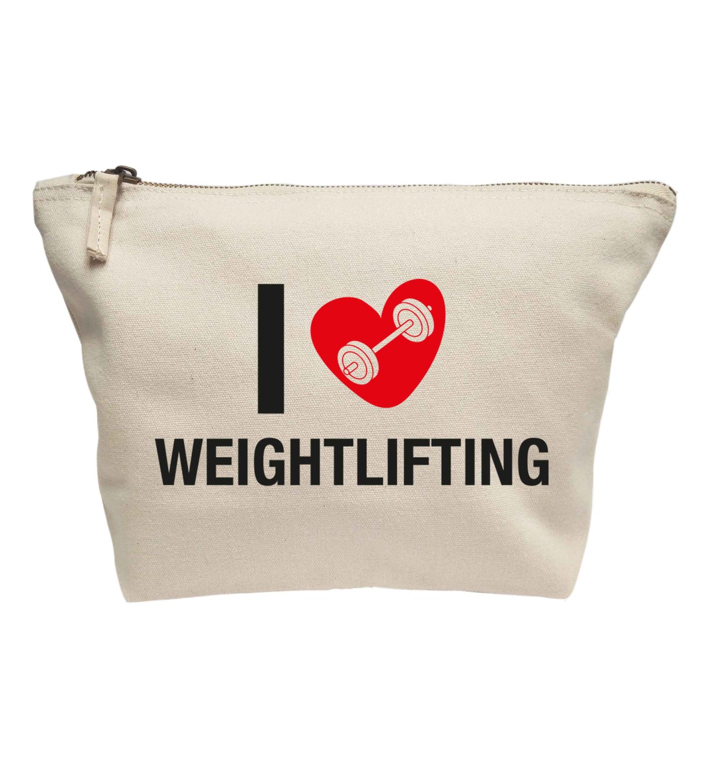 I love weightlifting | makeup / wash bag