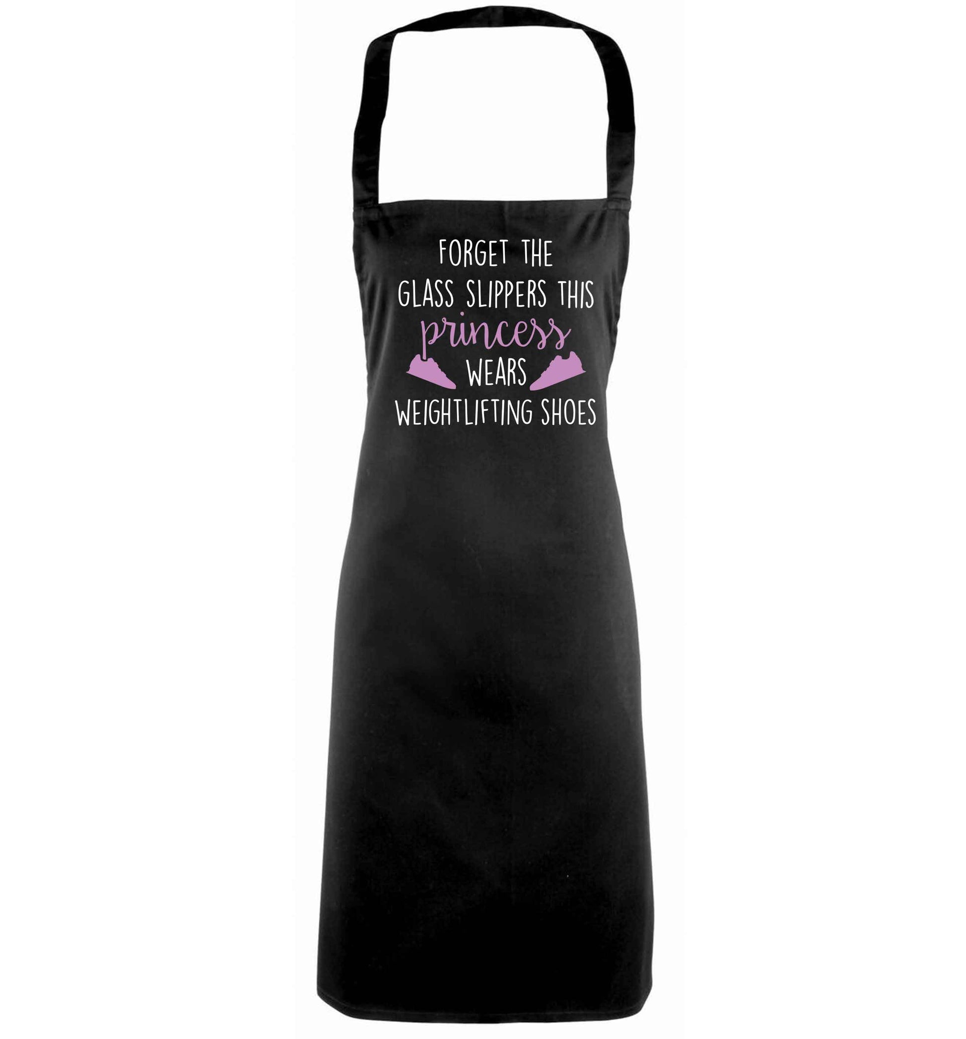 Forget the glass slippers this princess wears weightlifting shoes black apron