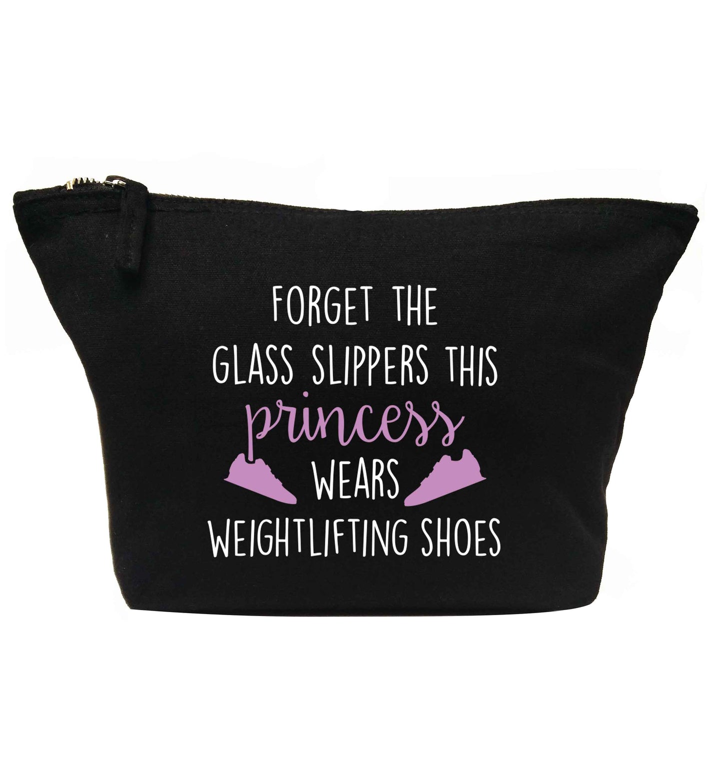 Forget the glass slippers this princess wears weightlifting shoes | makeup / wash bag