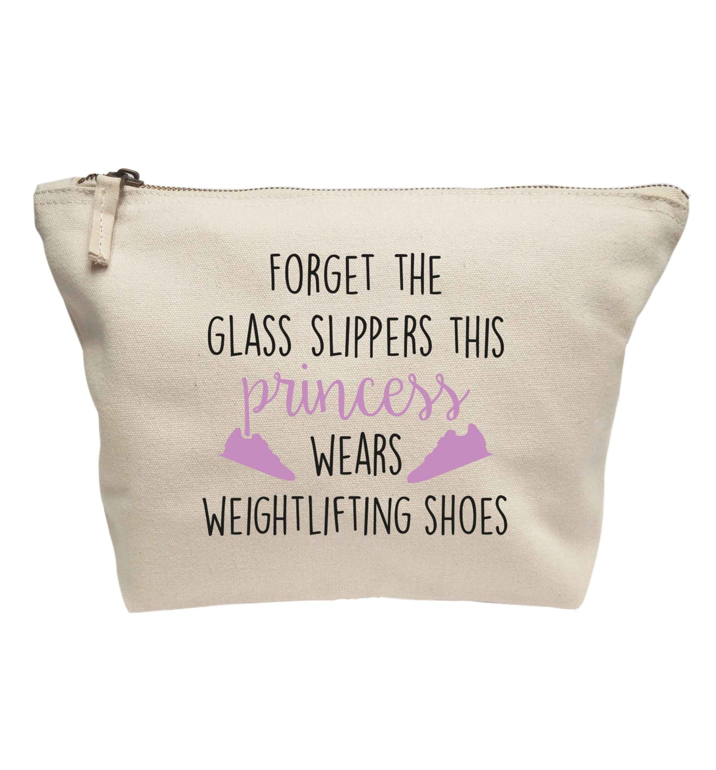 Forget the glass slippers this princess wears weightlifting shoes | makeup / wash bag
