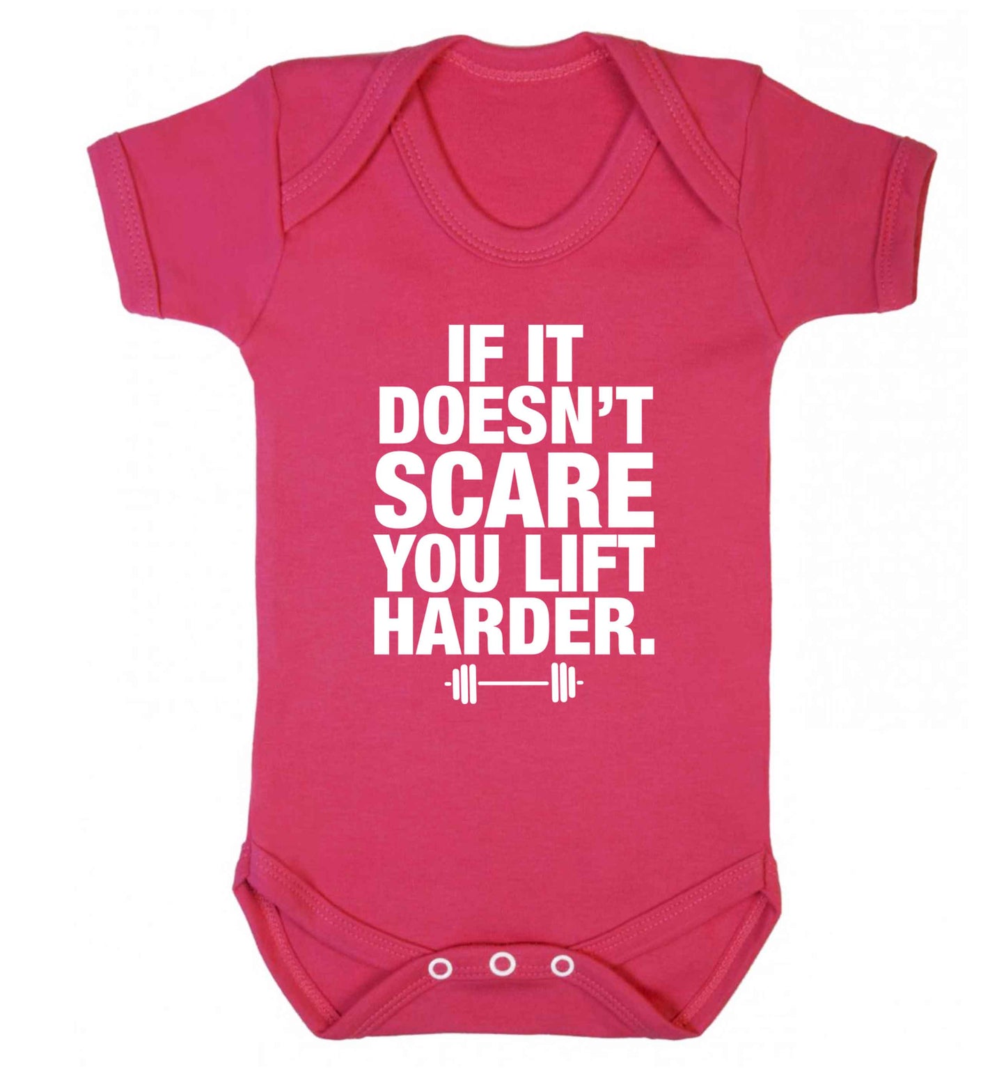 If it doesnt' scare you lift harder Baby Vest dark pink 18-24 months