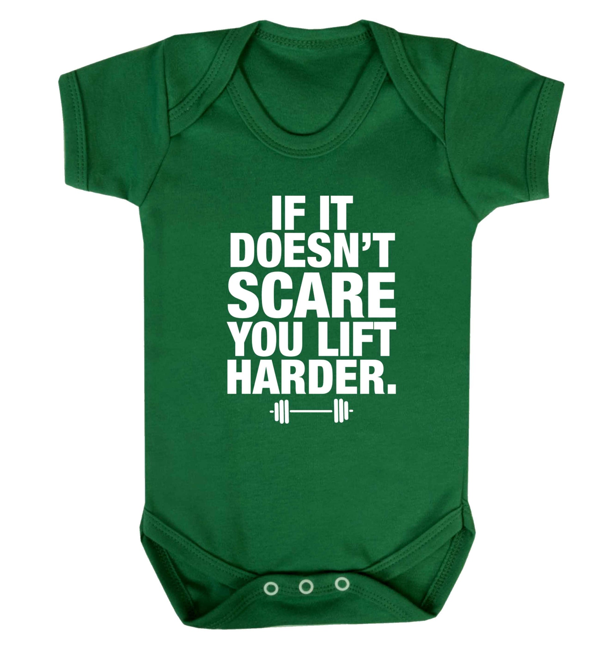 If it doesnt' scare you lift harder Baby Vest green 18-24 months