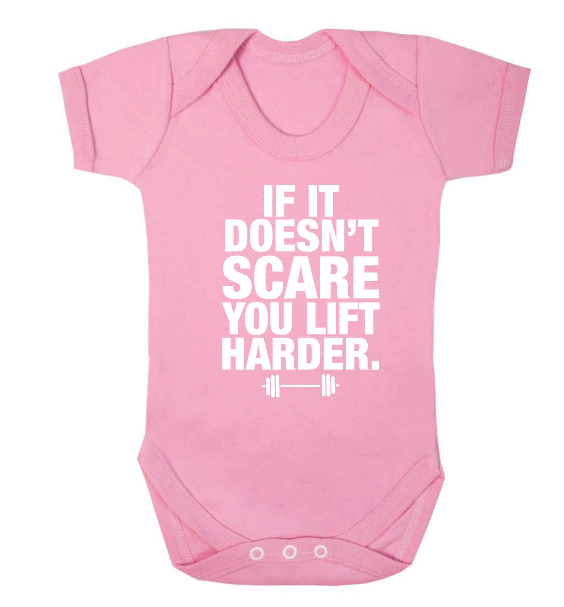 If it doesnt' scare you lift harder Baby Vest pale pink 18-24 months