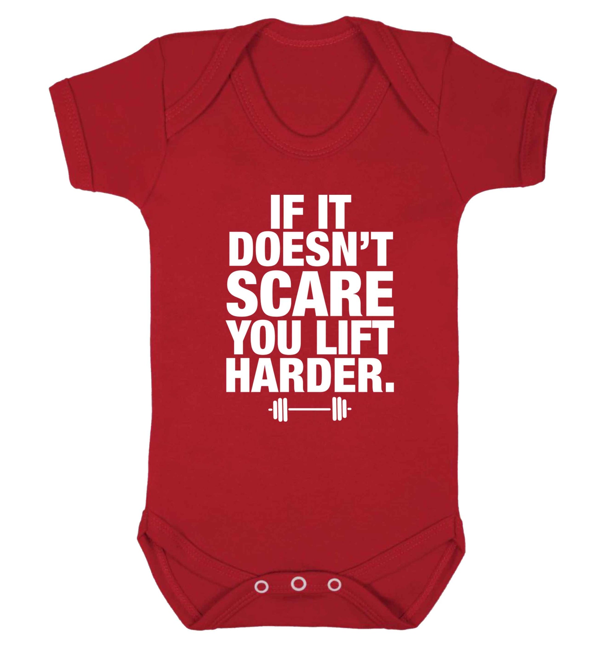 If it doesnt' scare you lift harder Baby Vest red 18-24 months