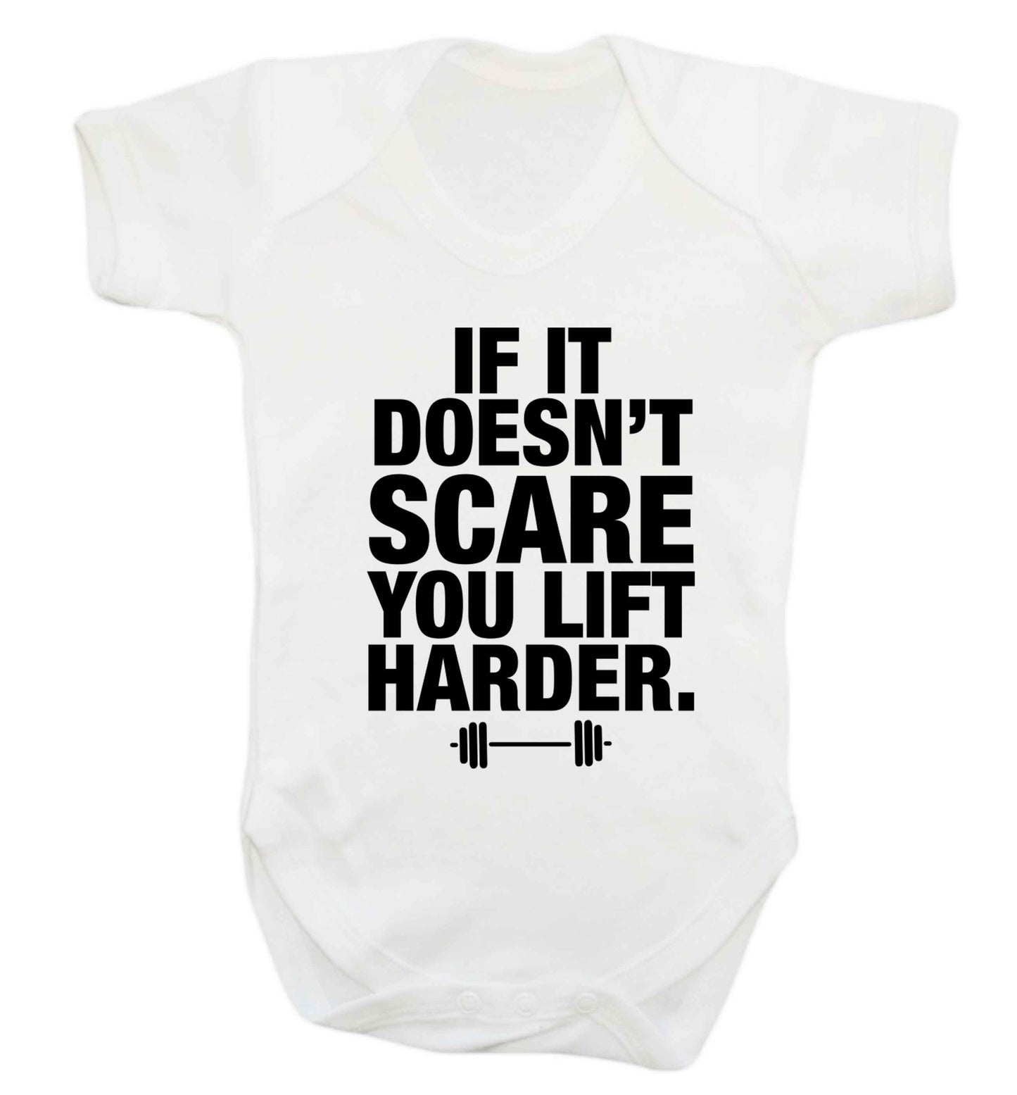 If it doesnt' scare you lift harder Baby Vest white 18-24 months