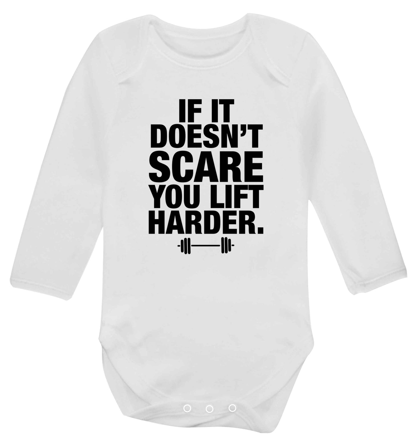 If it doesnt' scare you lift harder Baby Vest long sleeved white 6-12 months