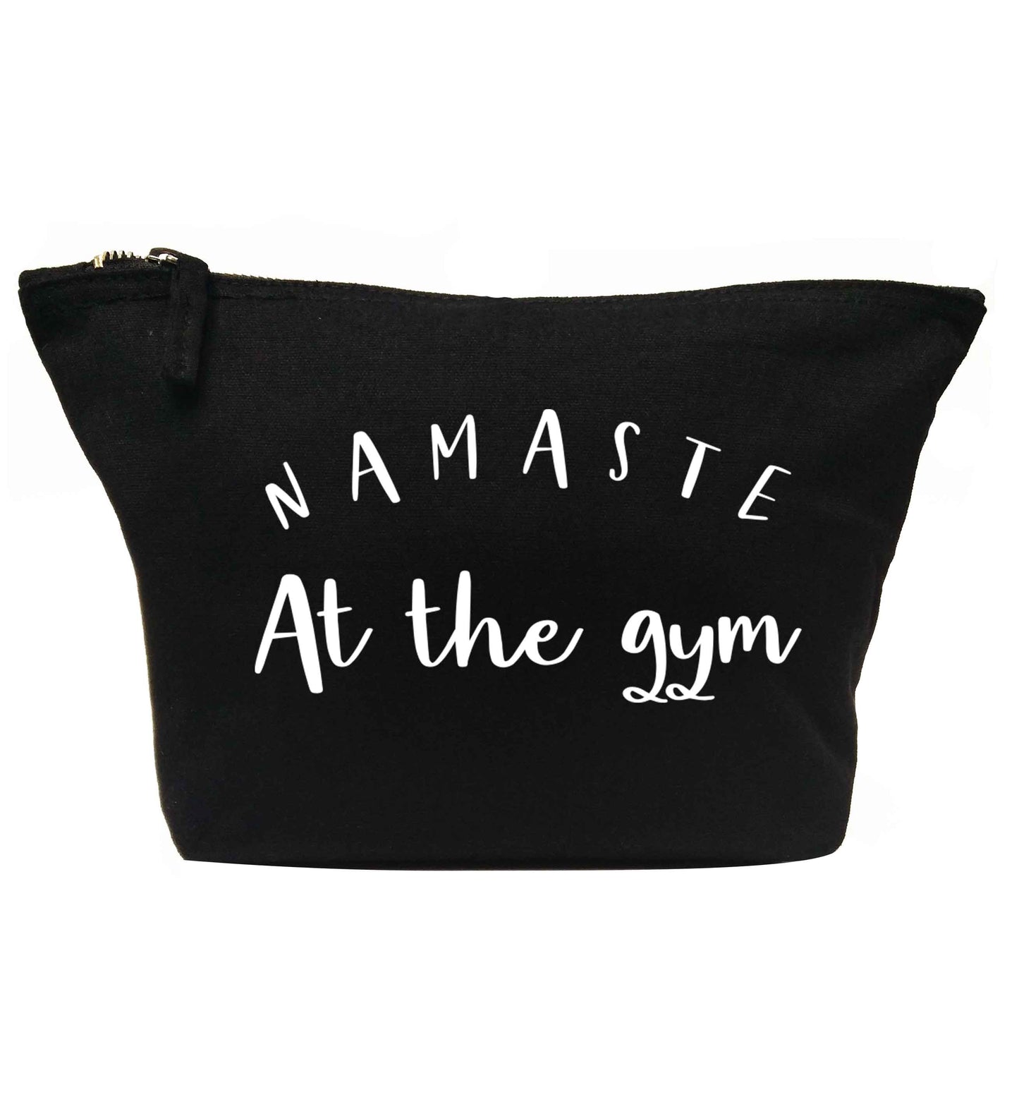 Namaste at the gym | makeup / wash bag