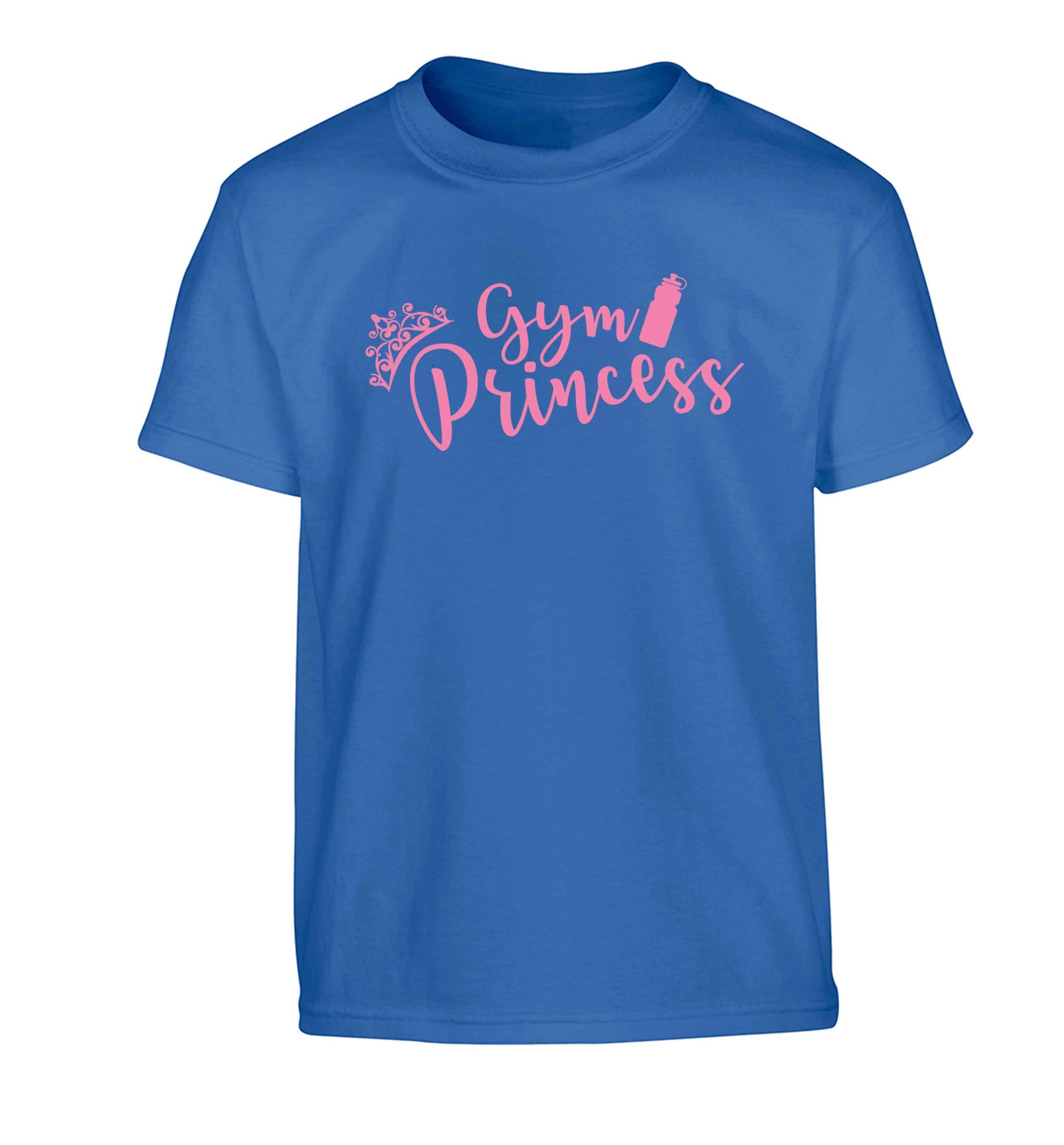 Gym princess Children's blue Tshirt 12-13 Years