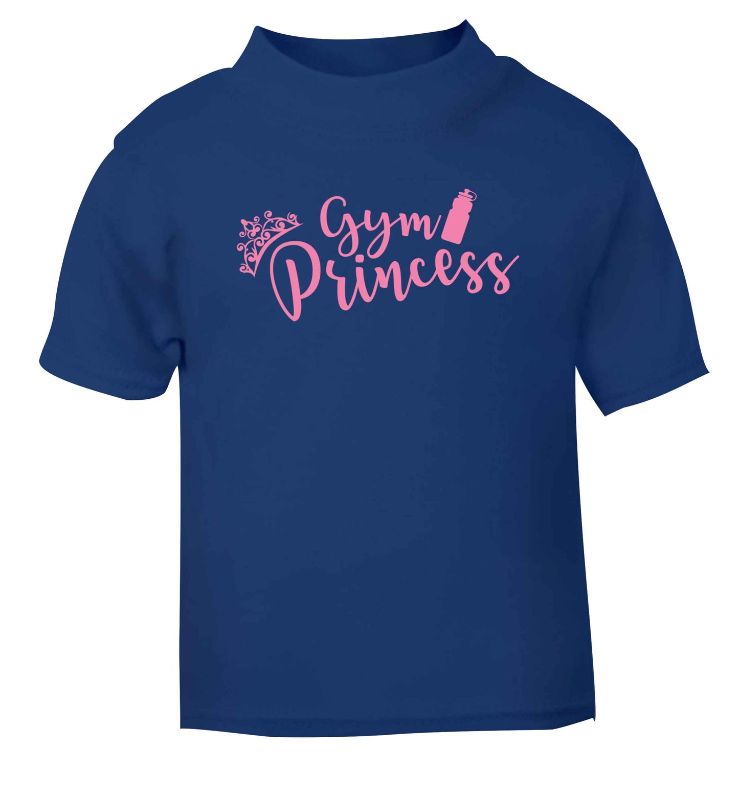 Gym princess blue Baby Toddler Tshirt 2 Years