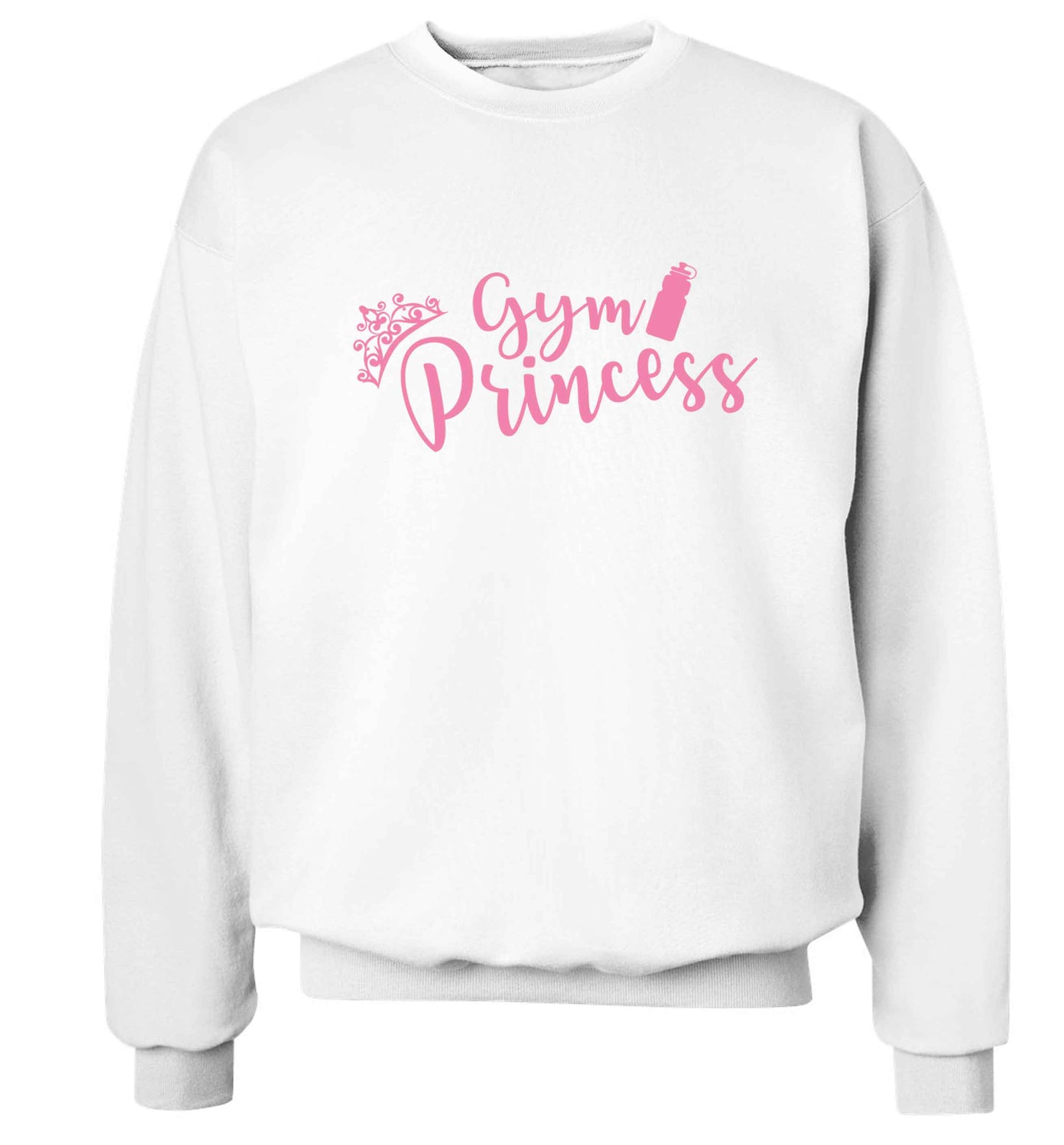 Gym princess Adult's unisex white Sweater 2XL
