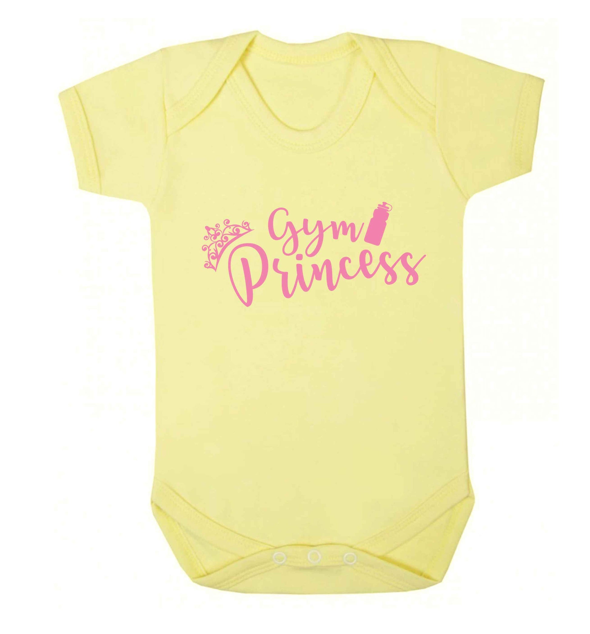 Gym princess Baby Vest pale yellow 18-24 months