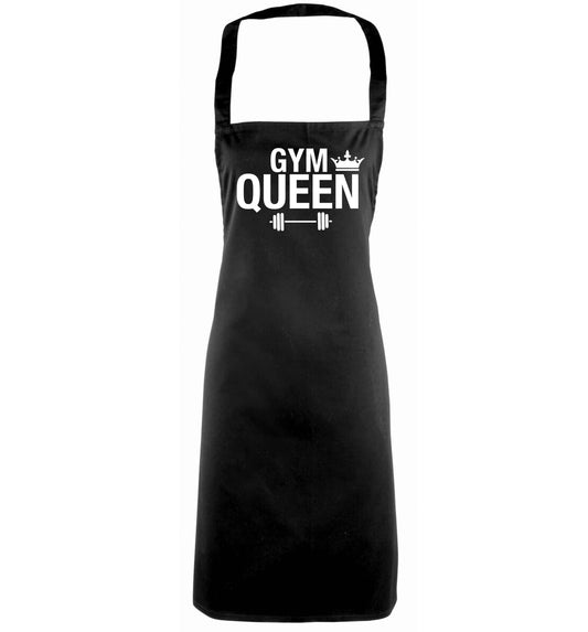 Gym queen black apron
