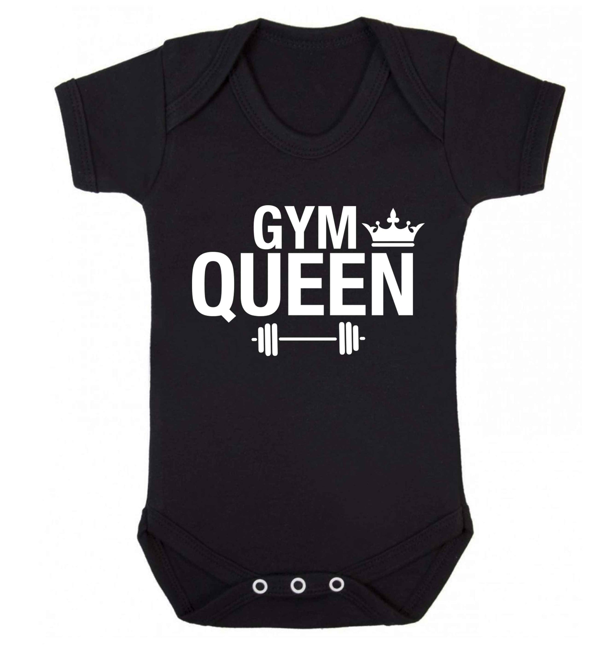 Gym queen Baby Vest black 18-24 months